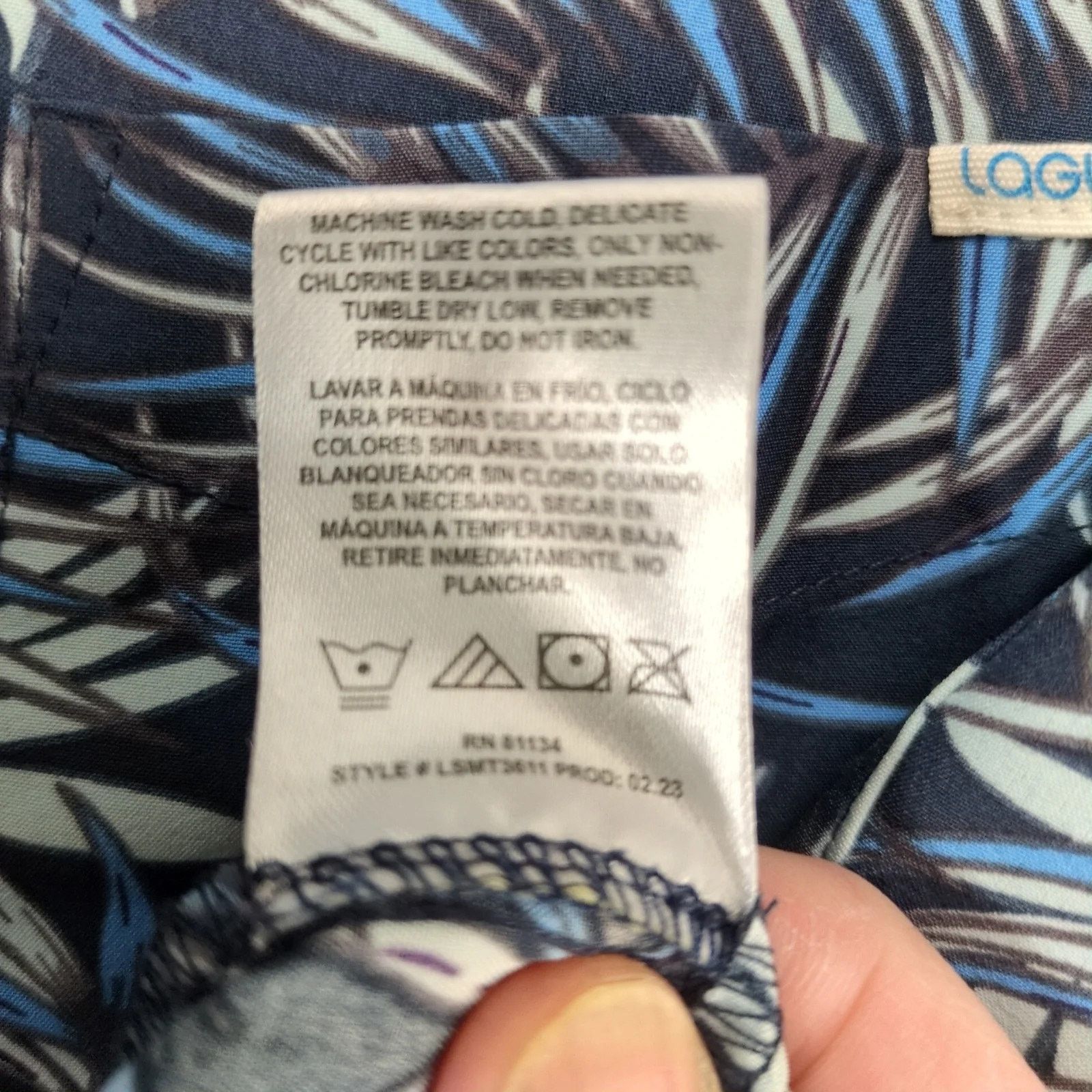 Other Laguna Blue Button Up Hawaiian Shirt Men's L Surfer Tropical Size US L / EU 52-54 / 3 - 5 Thumbnail