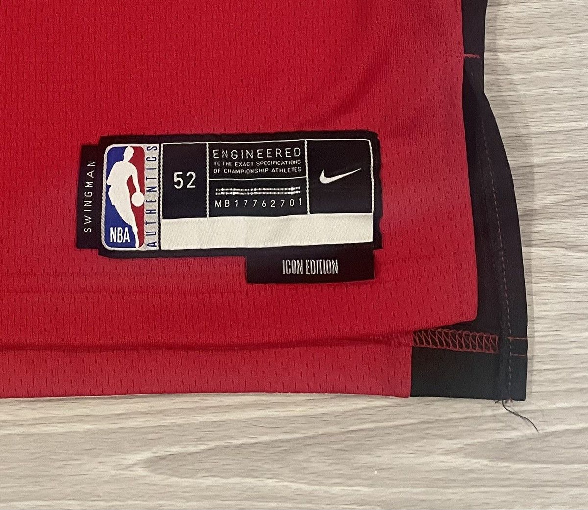 Nike Nike Houston Rockets Icon Jalen Green #4 Jersey Red Men’s XL Size US XL / EU 56 / 4 - 2 Thumbnail