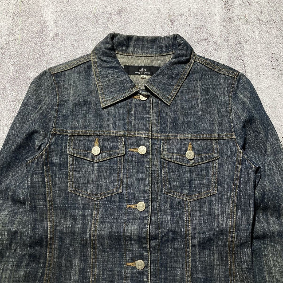 Yohji Yamamoto 🇯🇵 Vintage Ined Japan by Yohji Yamamoto Cropped Denim Jacket Size US XS / EU 42 / 0 - 2 Thumbnail
