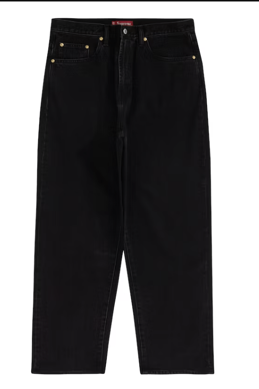 image of Supreme Baggy Jean (Fw22) in Black, Men's (Size 30)