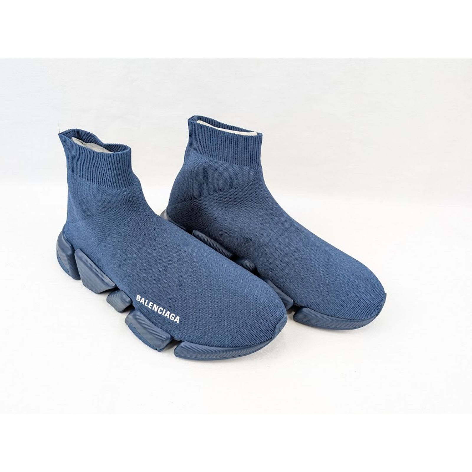 Balenciaga o1rshd1 Speed 2.0 Graffiti Sneakers in Navy 42 Size US 9 / EU 42 - 12 Thumbnail