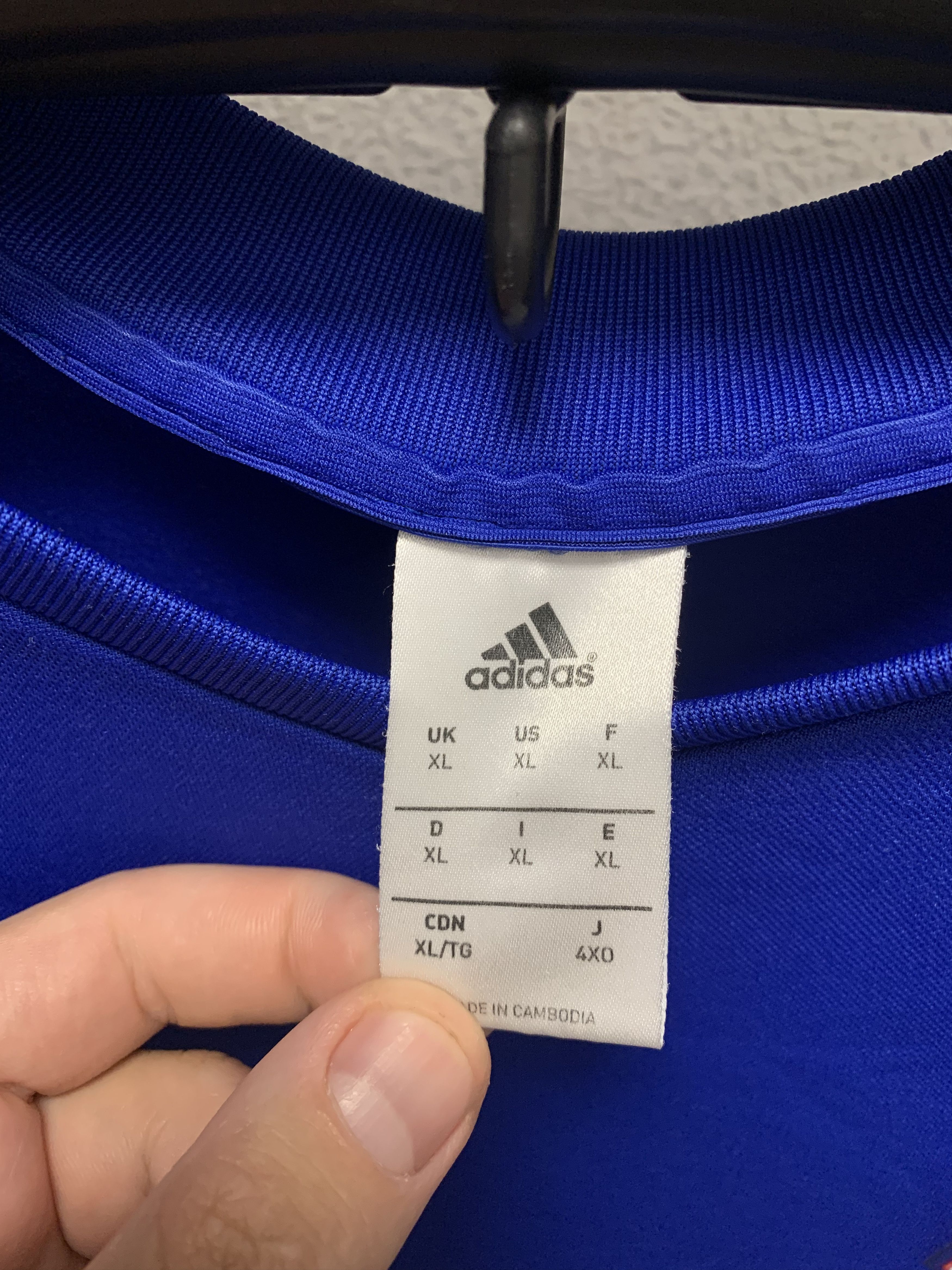 Adidas Ipswich town Adidas soccer sweatshirt Xl sz Size US XL / EU 56 / 4 - 4 Thumbnail