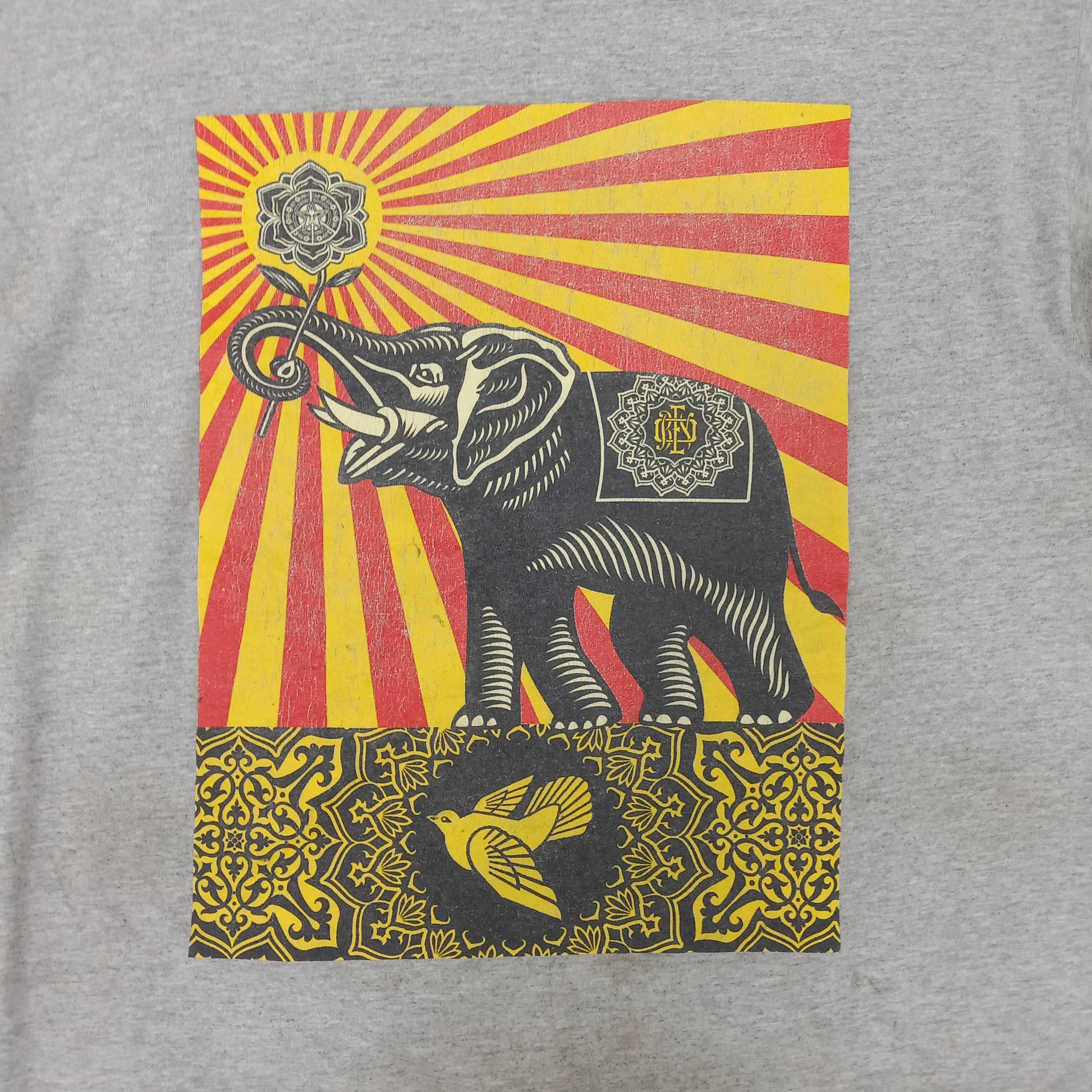 Obey × Vintage OBEY American Skateboard Streetwear Style Tshirt Size US M / EU 48-50 / 2 - 3 Thumbnail