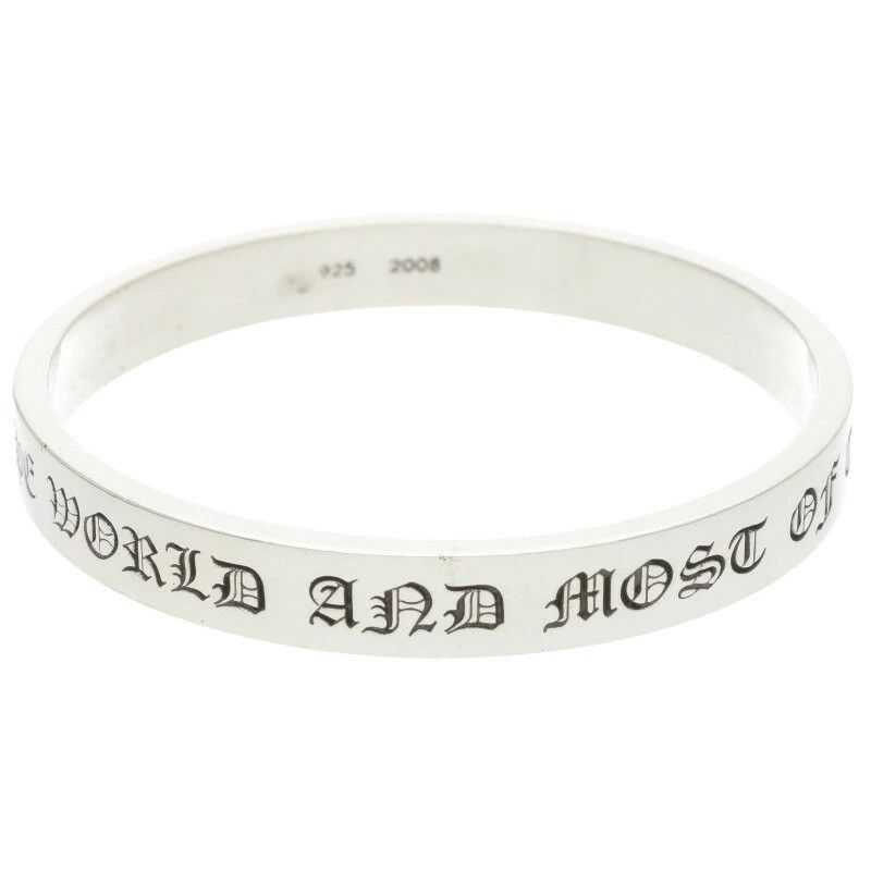 Chrome Hearts CHROME HEARTS BANGLE SPACER 9mm bracelet silver Size ONE SIZE - 2 Thumbnail