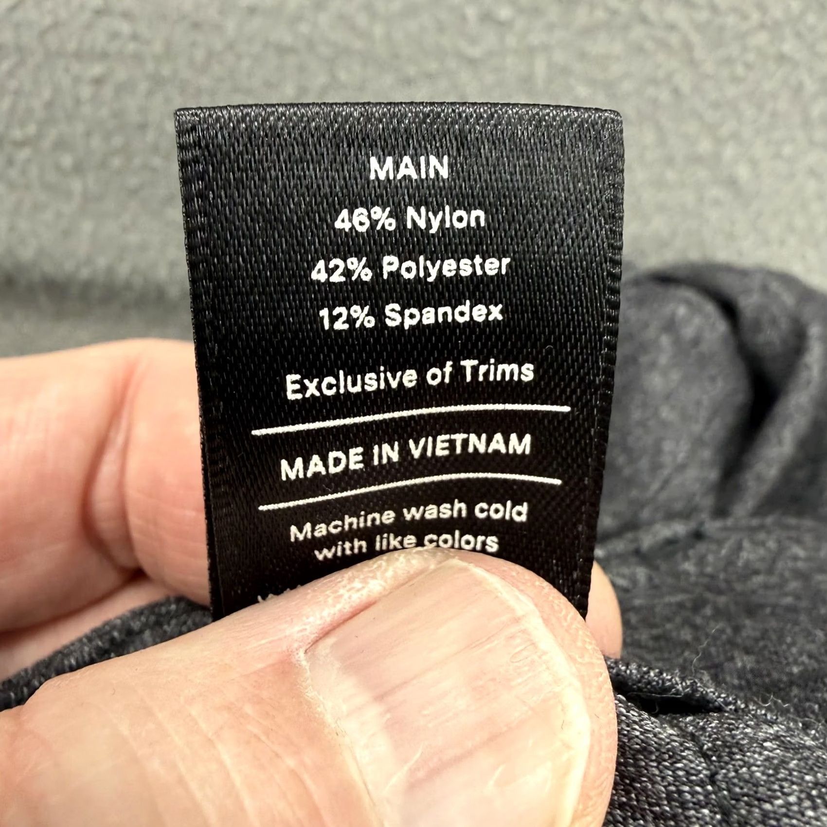 Vintage Public Rec Pants Mens 40x30 Slim Fit Knit Chino Gray Casual Tapered Pocketed Front Zip Fly Size US 40 / EU 56 - 5 Thumbnail