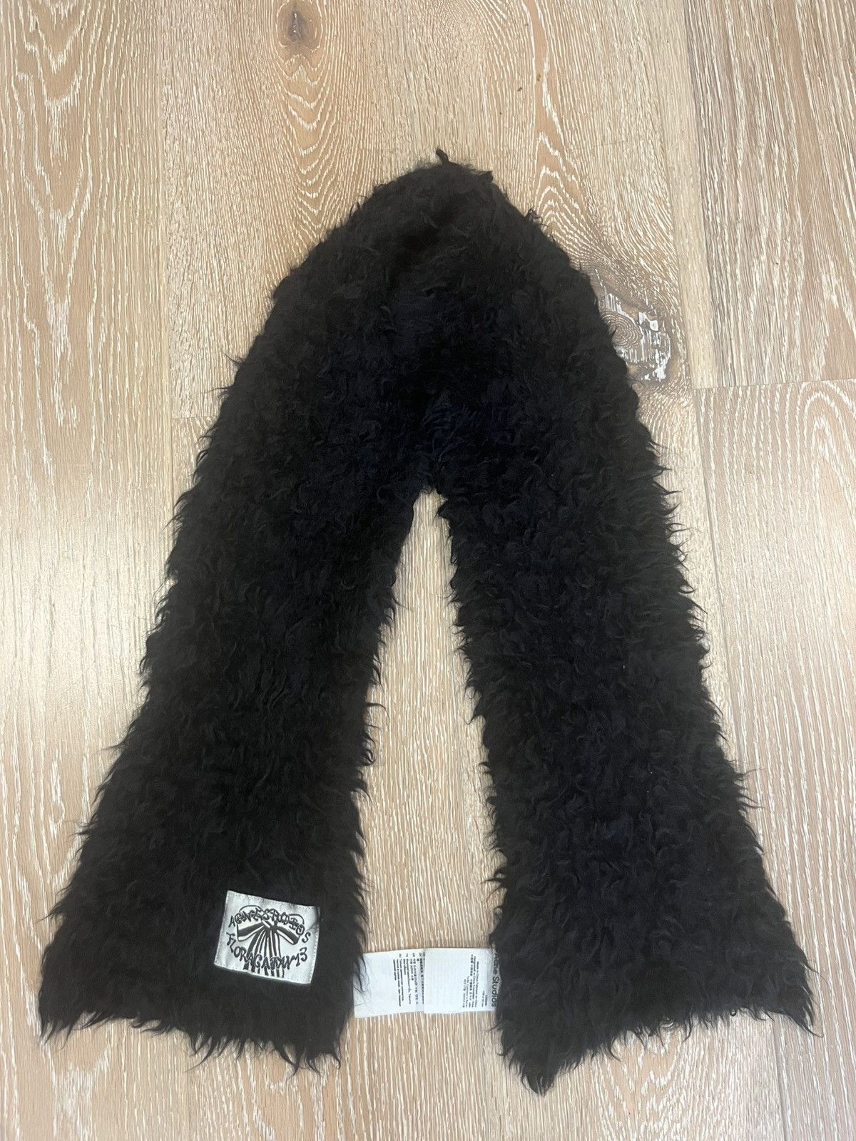 Acne Studios Acne Studio Black Alpaca Scarf Size ONE SIZE - 1 Thumbnail