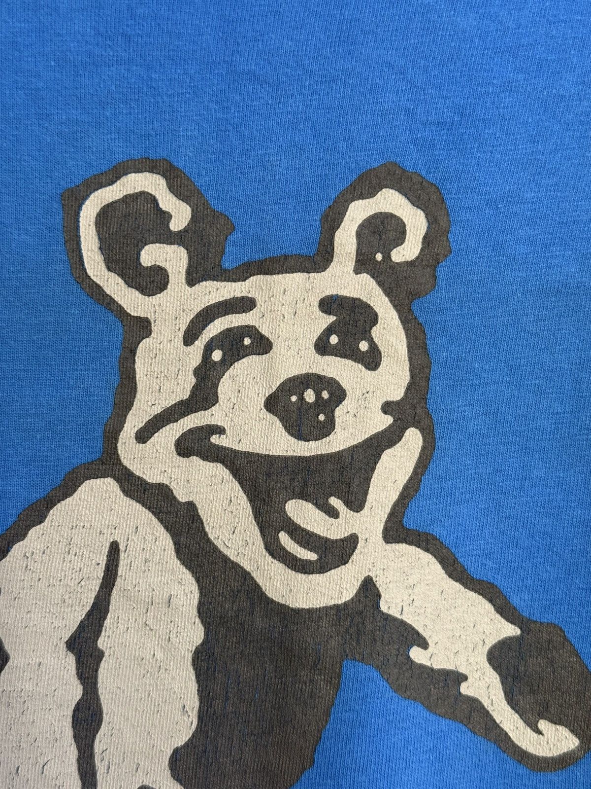Grateful Dead × Hanes × Vintage Vintage 90s Bear Single Stitches Faded Tee Size US L / EU 52-54 / 3 - 4 Thumbnail