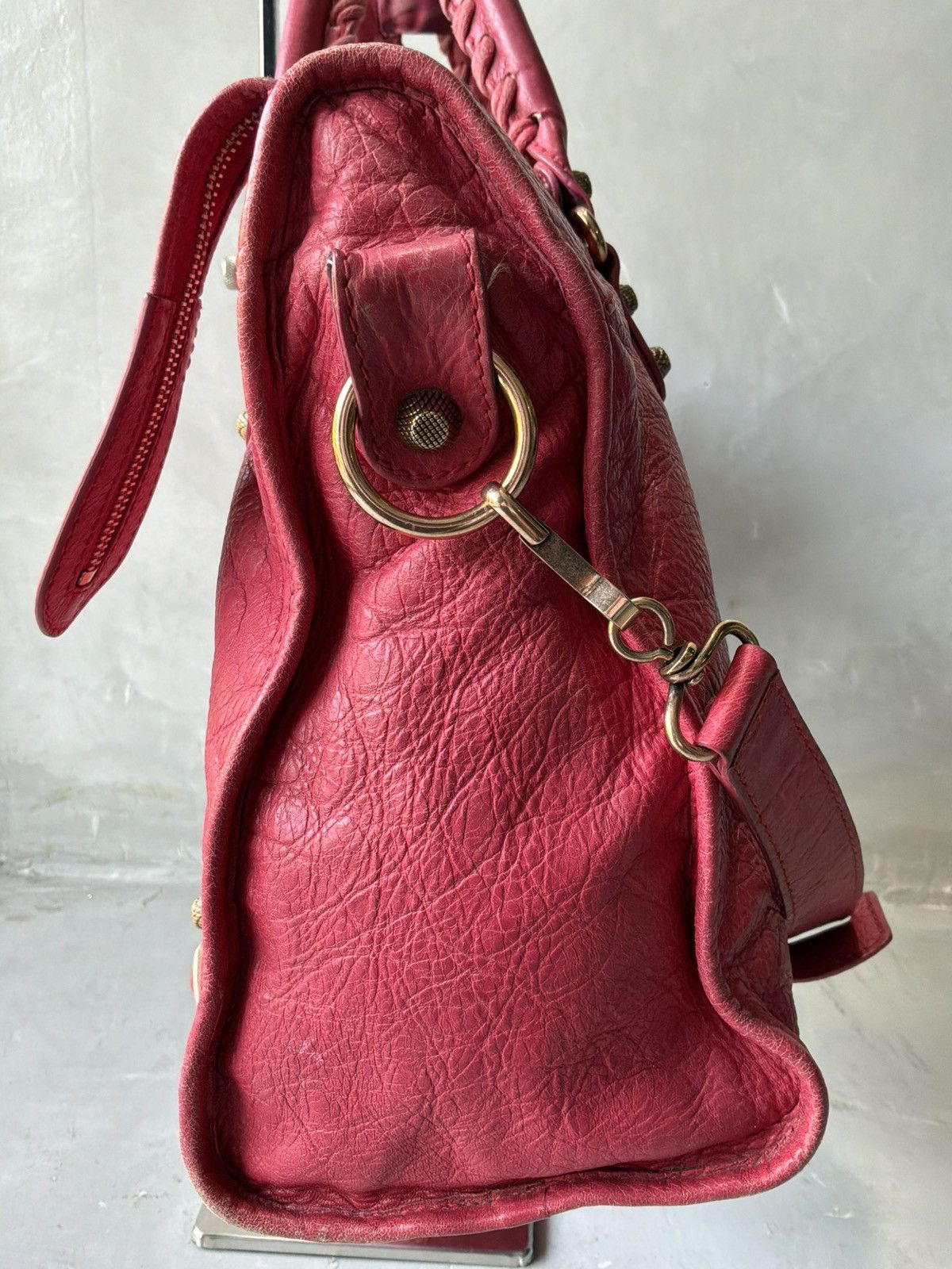 Balenciaga Balenciaga - Classic City Pink Lambskin Bag Size ONE SIZE - 12 Thumbnail