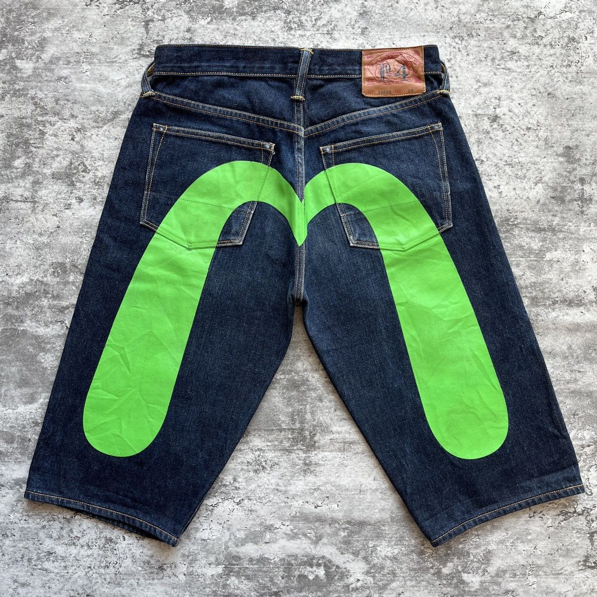 Evisu No.4 Daicock Selvedge Jorts