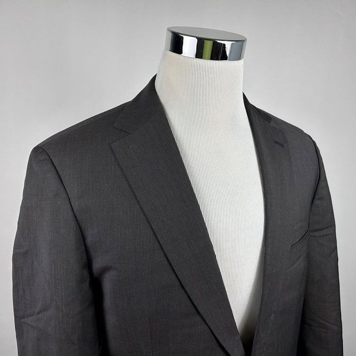 Hugo Boss Hugo Boss 40L Suit Jacket Paolini Movio Dark Brown Striped