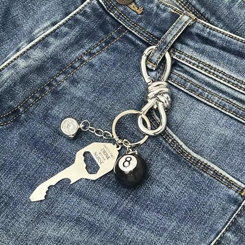 Vintage Silver Chain Jeans Carabiner Size ONE SIZE - 1 Thumbnail