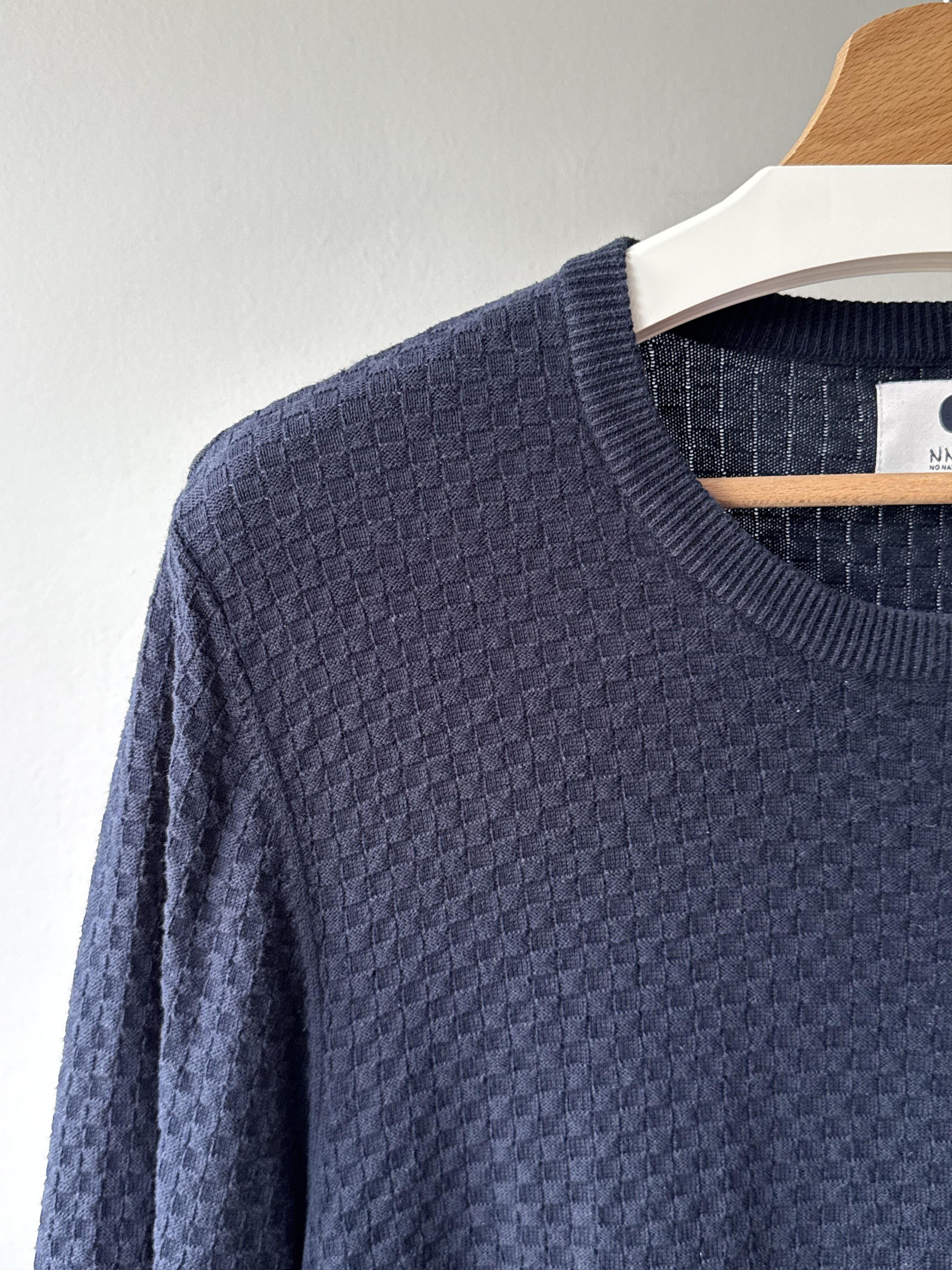 NN07 NN07 No Nationality Albert Navy Blue Knitted Jumper Sweater Size US XL / EU 56 / 4 - 5 Thumbnail