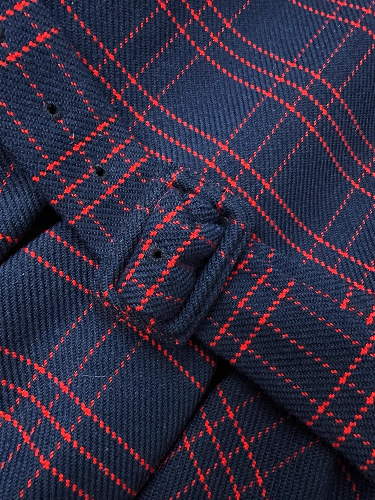 Dior Dior Navy Red Stripe Belted LS Dress 40 NWT Size M / US 6-8 / IT 42-44 - 6 Thumbnail