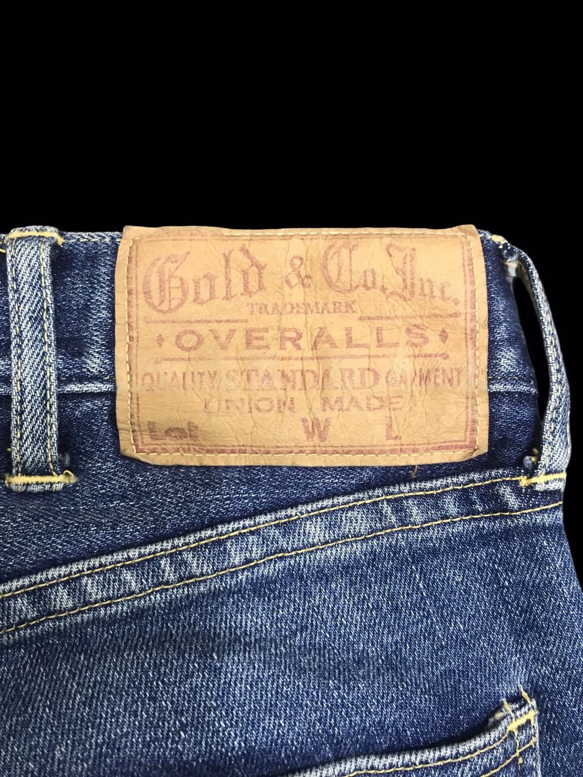 Toyo Enterprises 💥BIKER DENIM💥GOLD BY TOYO ENT SKINNY BIKER DENIM F317 Size US 32 / EU 48 - 13 Thumbnail