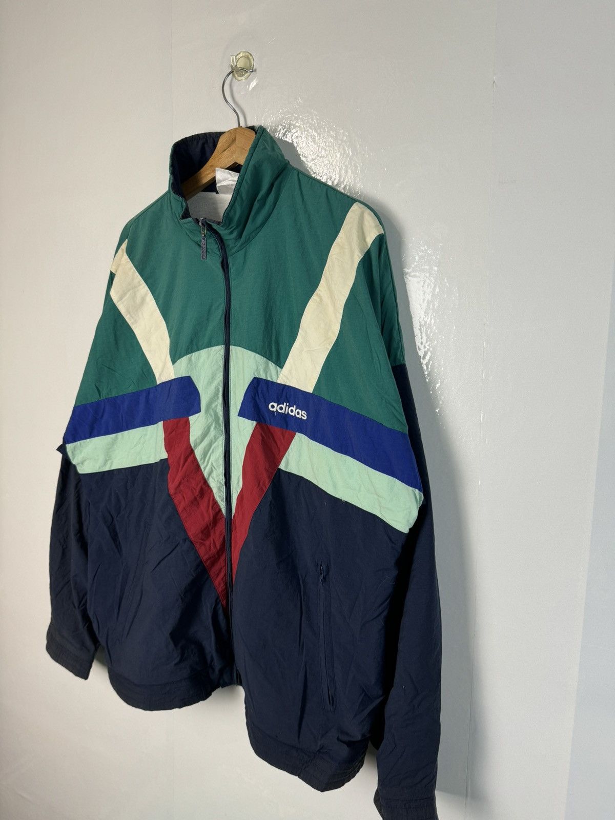 Adidas × Vintage Vintage Adidas Jacket Size US L / EU 52-54 / 3 - 3 Thumbnail