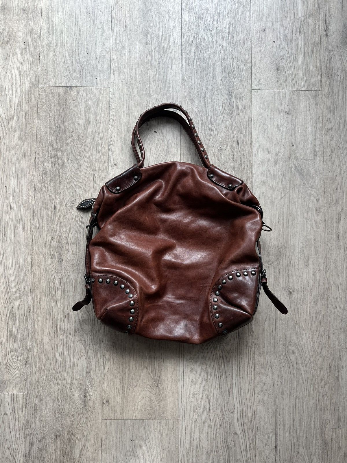 Hollywood trading company leather bag