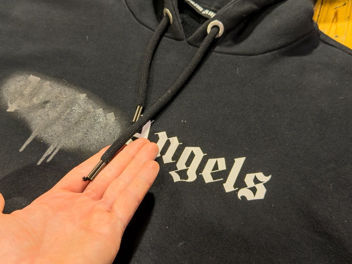 Palm Angels Palm Angels Paris Sprayed black hoodie Size US L / EU 52-54 / 3 - 4 Thumbnail