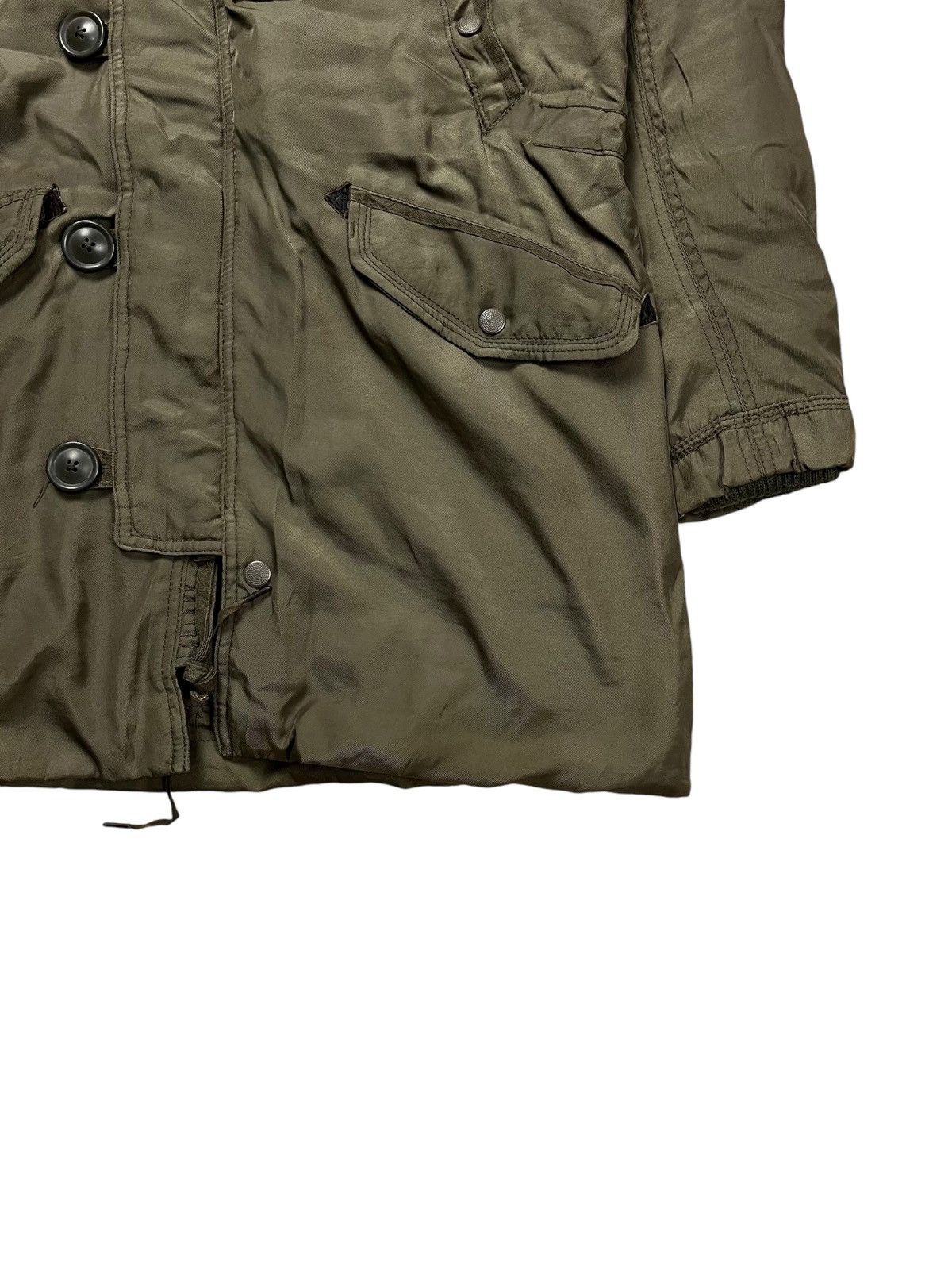 If Six Was Nine 2000s GOA - Fur Hoodie Cyber Cargo Jacket Size US M / EU 48-50 / 2 - 7 Thumbnail