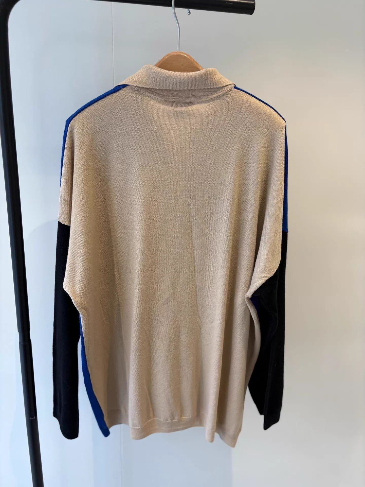 Loewe Loewe Royal Blue Colorblock Polo Neck Wool Sweater XS NWT Size US XS / EU 42 / 0 - 2 Thumbnail