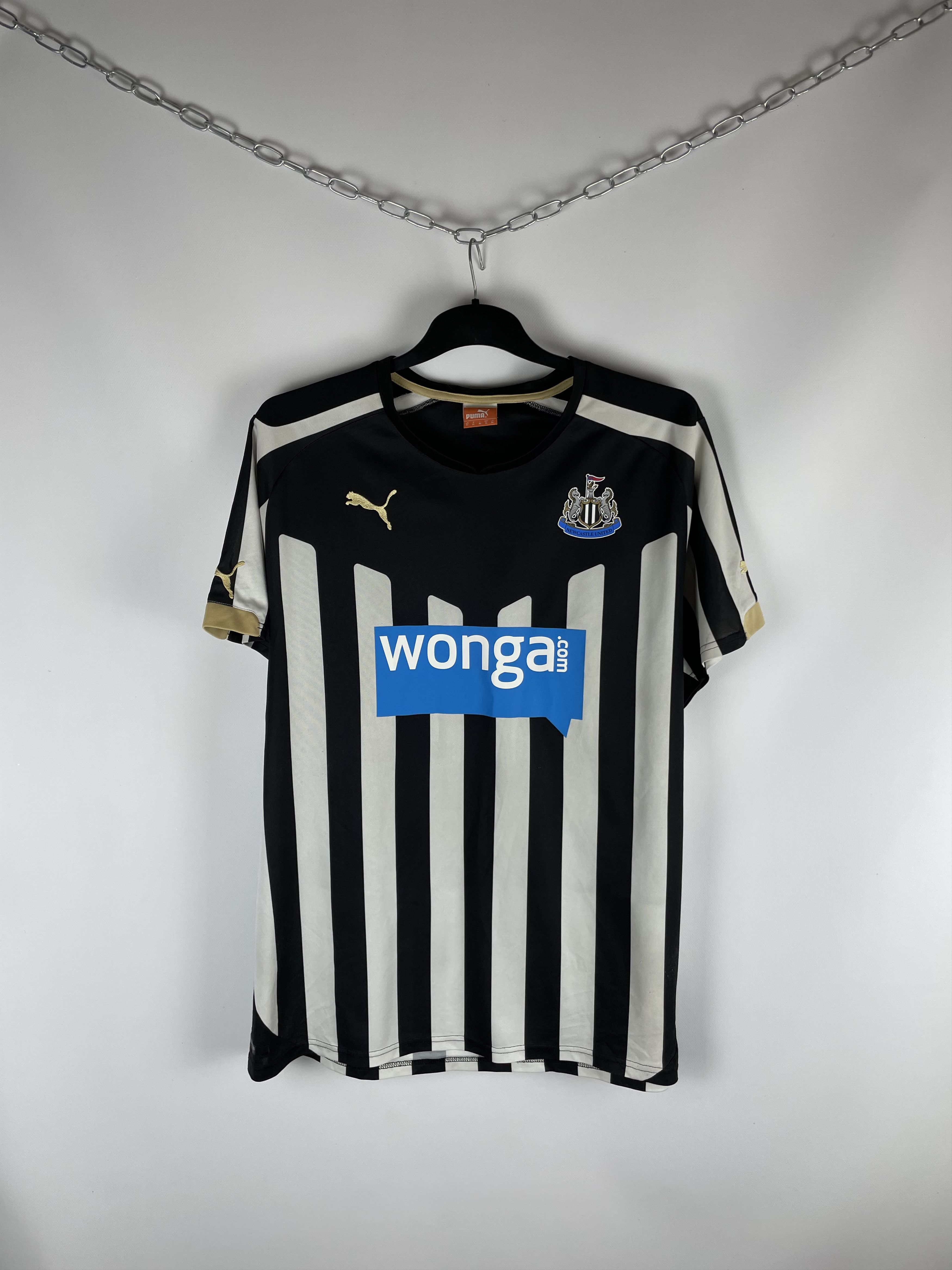 Puma × Vintage Mens Vintage Puma New Castle T-shirt soccer jersey Size US XL / EU 56 / 4 - 1 Thumbnail