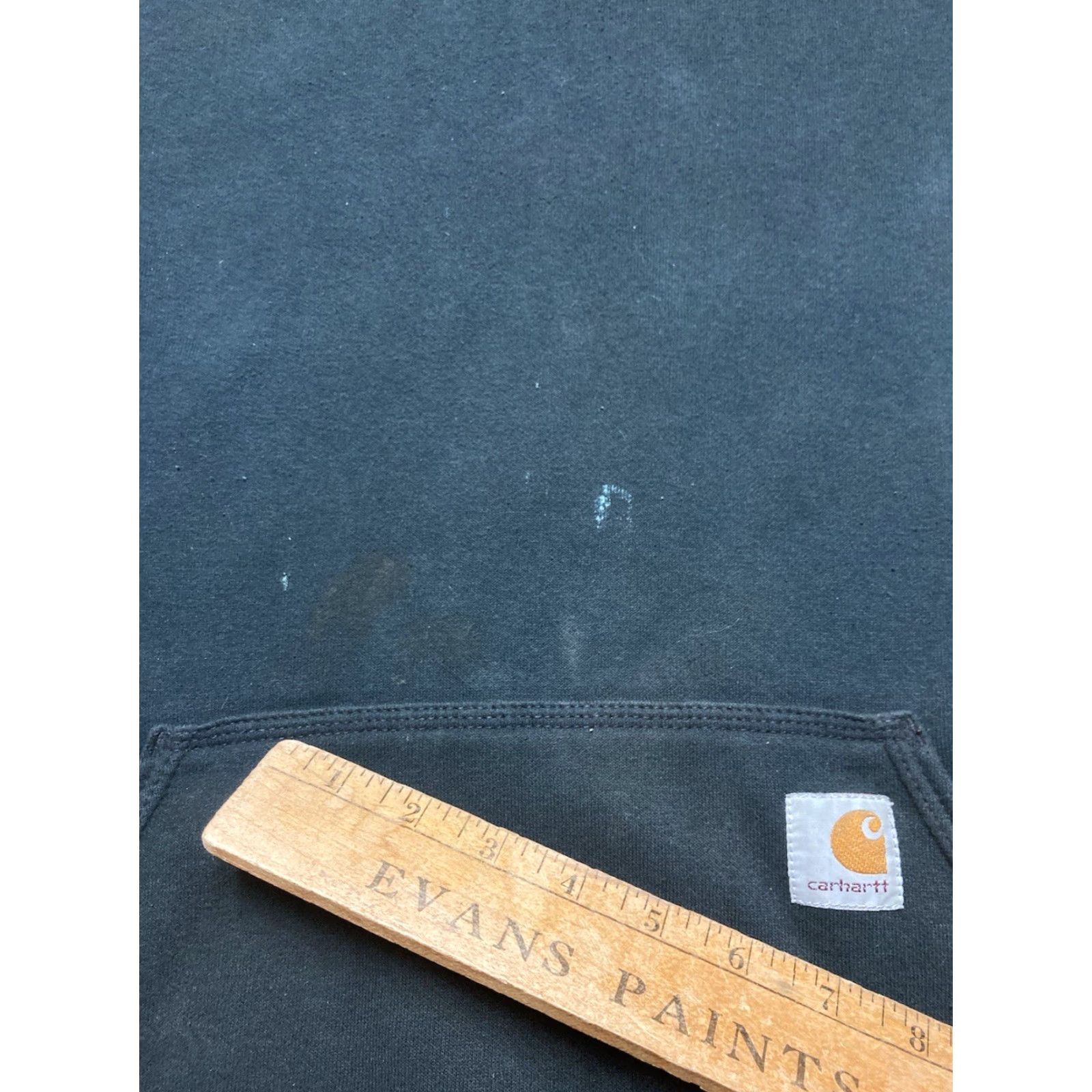 Carhartt Carhartt Hoodie Sweatshirt K288 Black Distressed Faded Loose Fit Large Mens Size US L / EU 52-54 / 3 - 5 Thumbnail