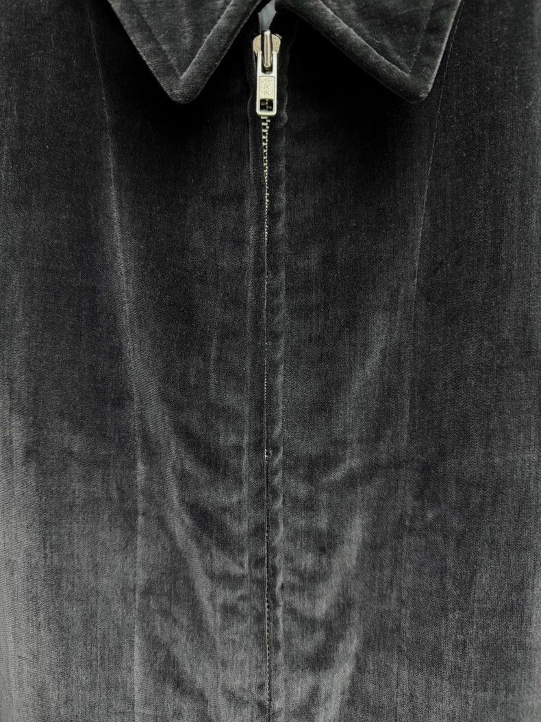 Yohji Yamamoto Yohji Yamamoto Yohji Yamamoto Black Velvet Zip Jacket Size US M / EU 48-50 / 2 - 2 Thumbnail