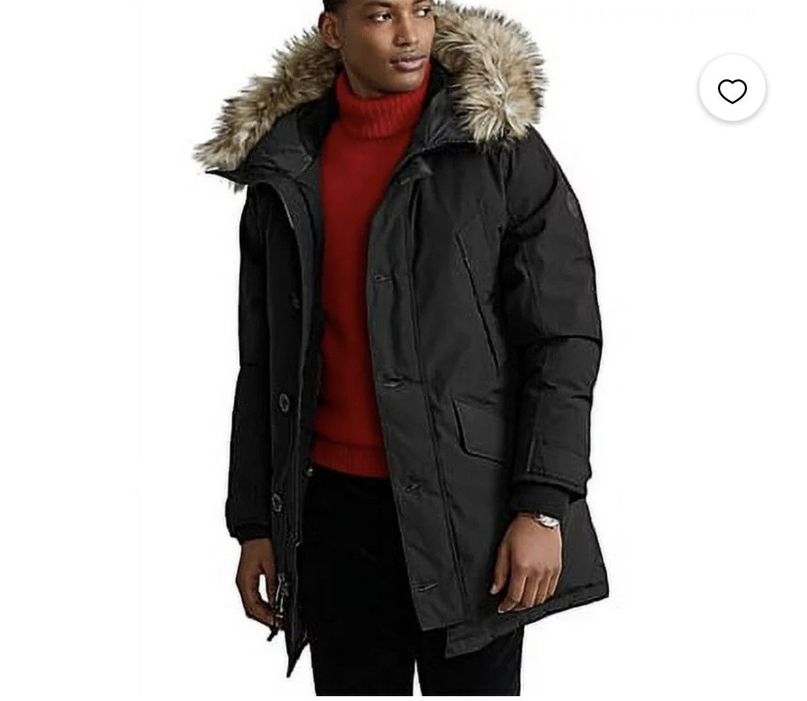 Polo Ralph Lauren Polo Ralph Lauren Men's Faux Fur-Trim Down Parka Size US S / EU 44-46 / 1 - 1 Thumbnail