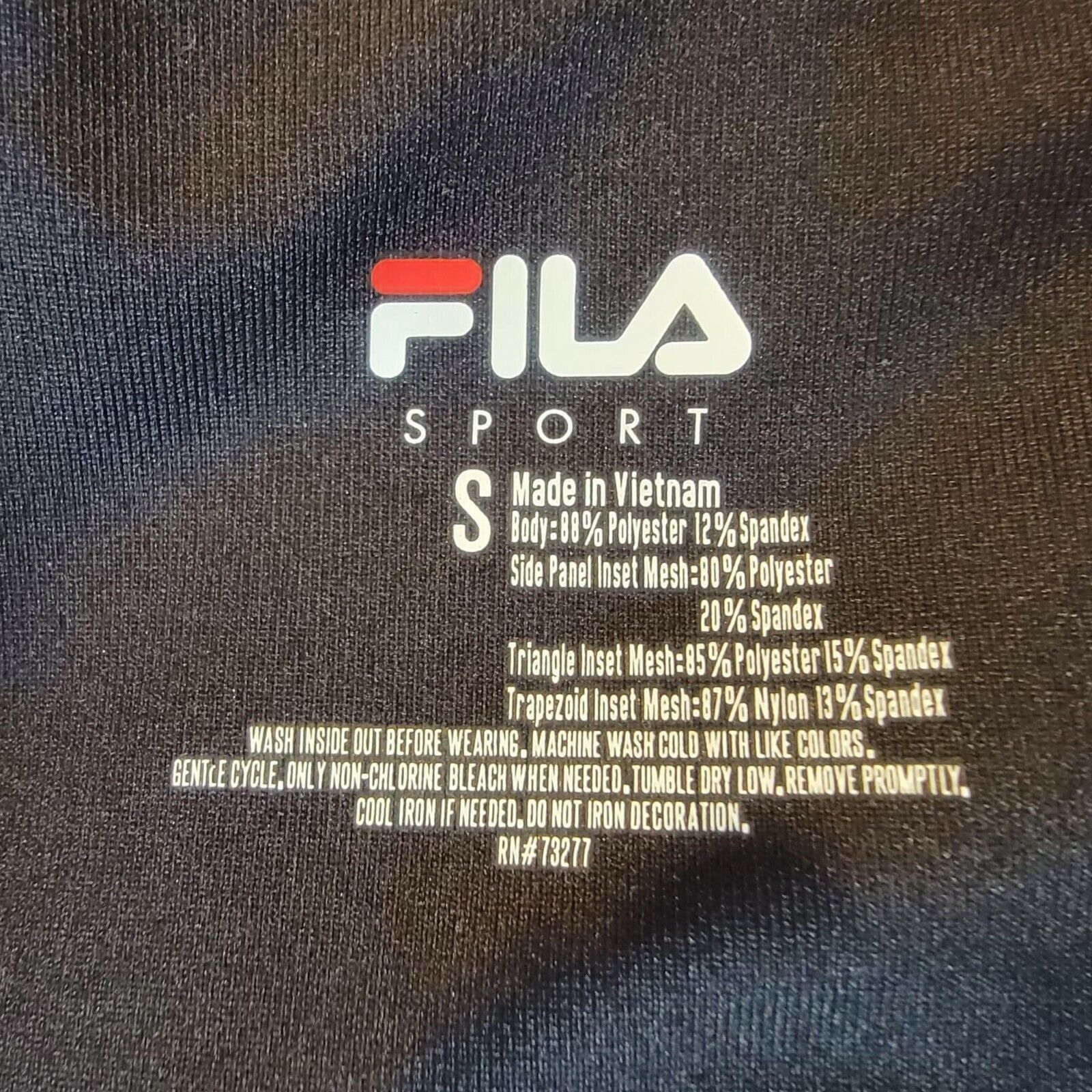 Fila NEW Sz S Fila Sport Black Athletic sport Leggings Pink Purpl Size 24" / US 00 / IT 34 - 5 Thumbnail