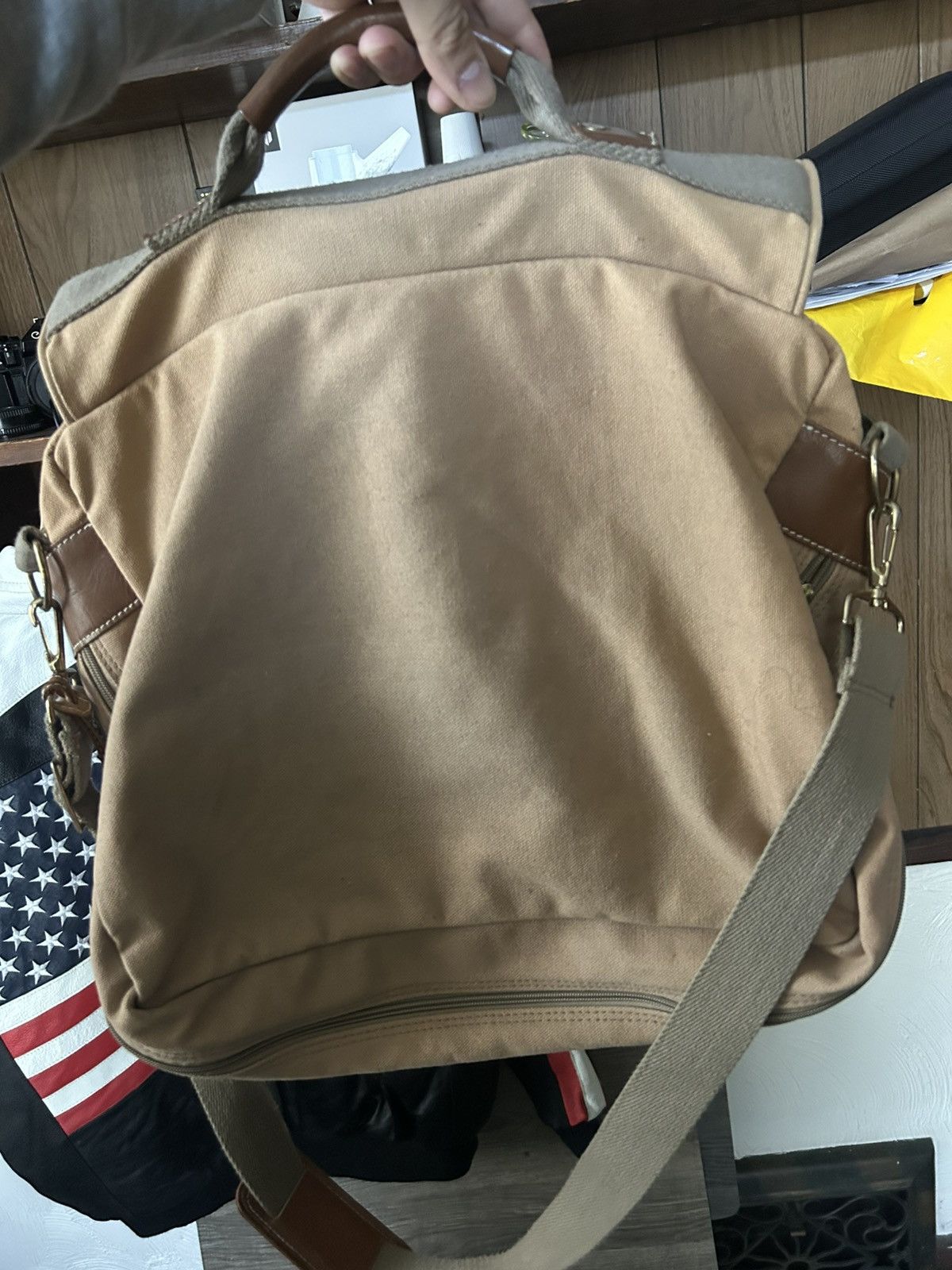 Vintage Canvas messenger bag Size ONE SIZE - 2 Thumbnail