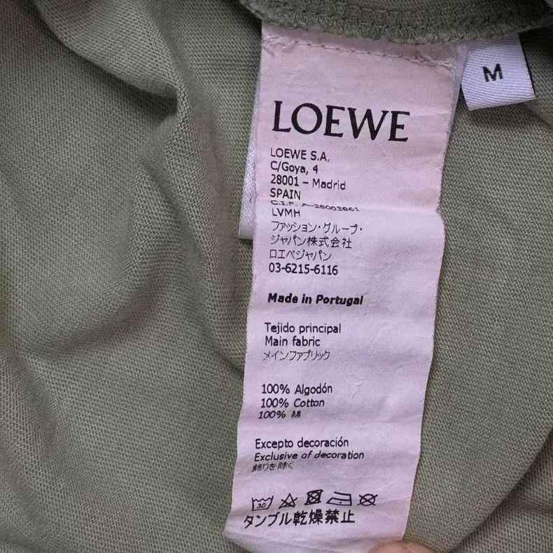 Loewe LOEWE Green embroidered logo short sleeve Size M / US 6-8 / IT 42-44 - 4 Thumbnail