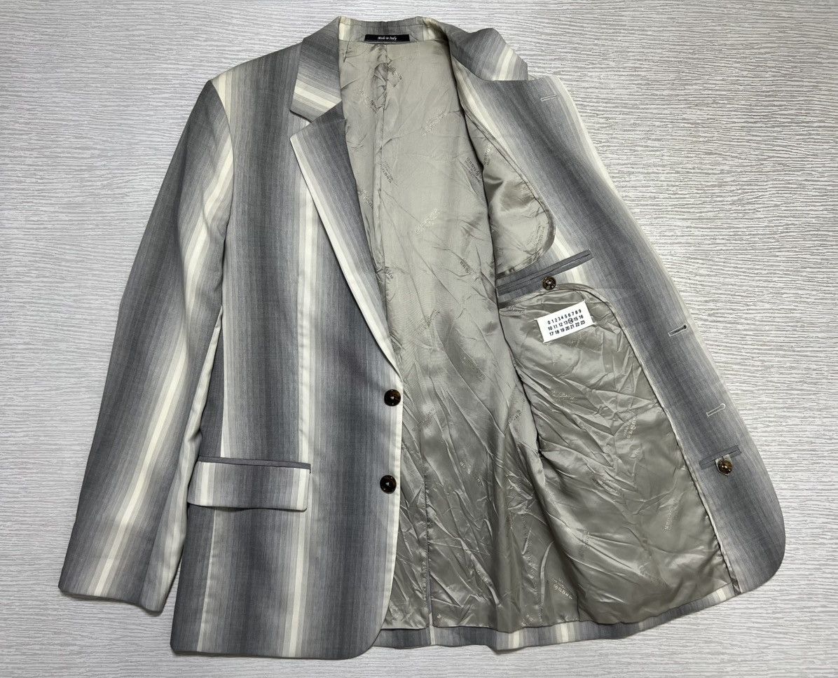 Maison Margiela Maison Margiela - S/S 13’ - Vertical Striped Blazer Size 46S - 2 Thumbnail
