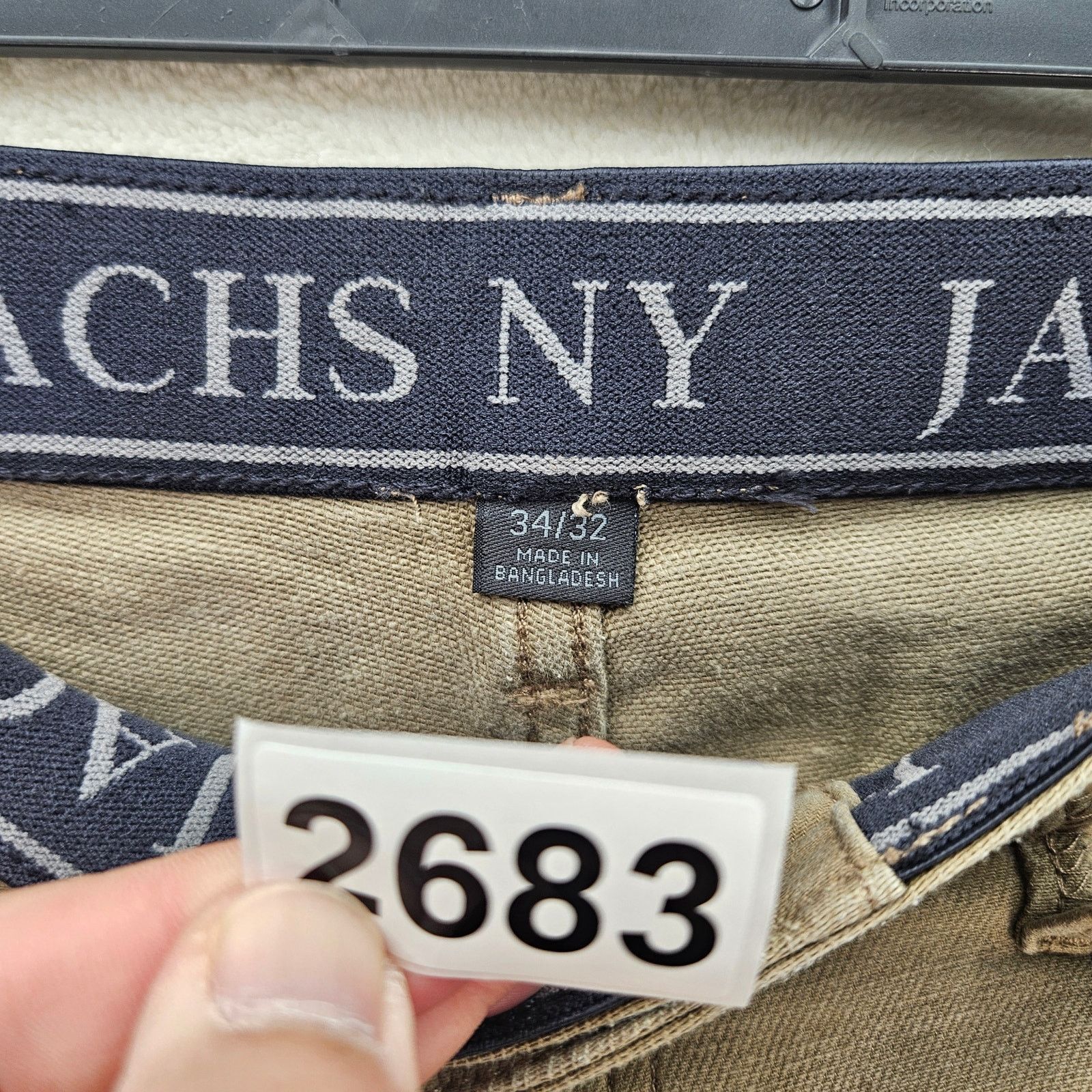JACHS NY JACHS NEW YORK MEN'S 34X32 TAN MIDE WEIGHT 5 POCKET STRETCH Size US 34 / EU 50 - 5 Thumbnail