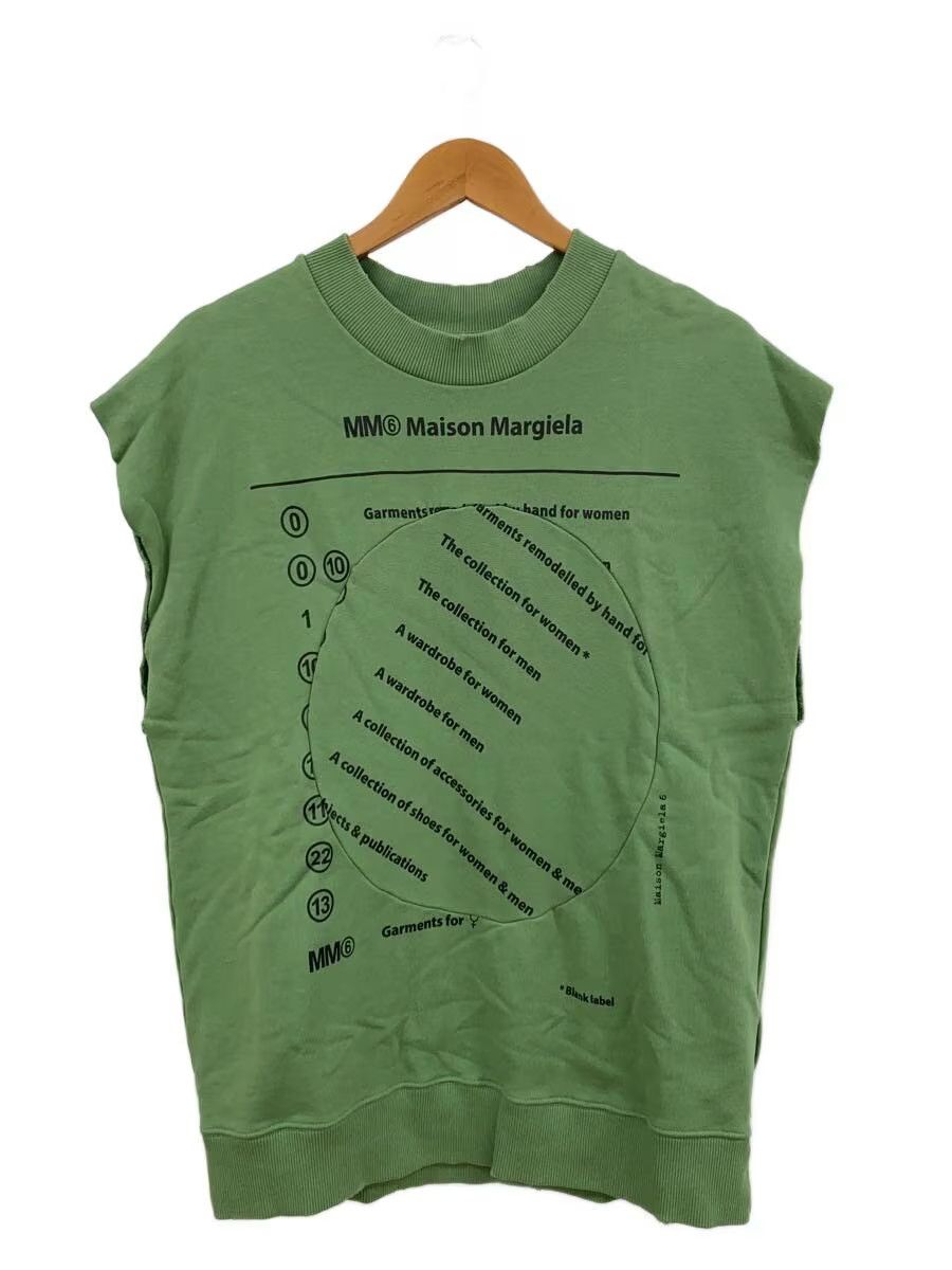Maison Margiela MM6 Line Motif Sleeveless Sweatshirt Tank Top Size US S / EU 44-46 / 1 - 1 Thumbnail