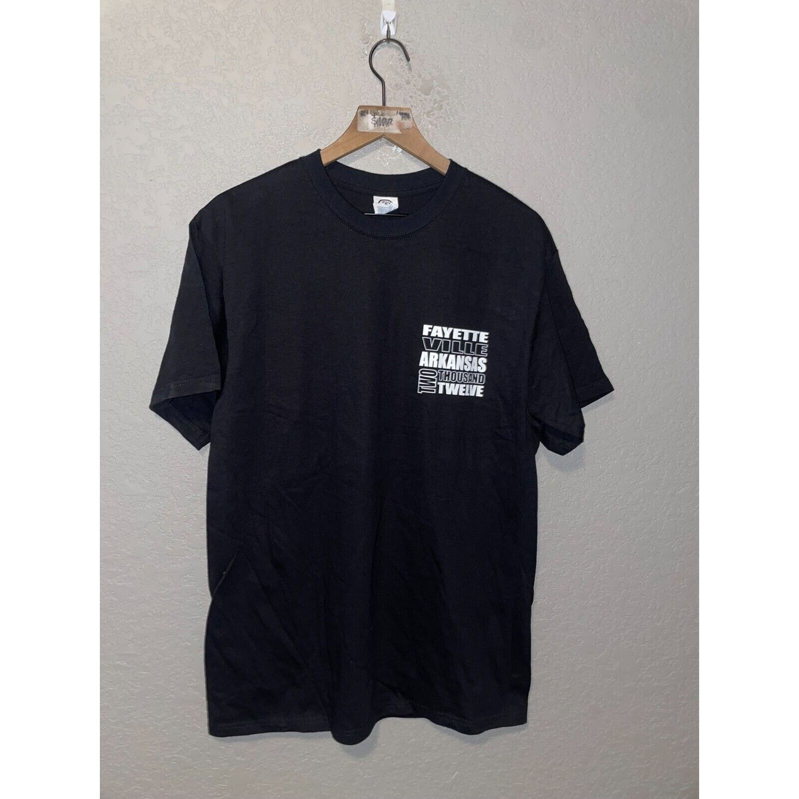 Gildan Arkansas Biker Shirt Fayetteville Motorcycle L Black Tee Size US L / EU 52-54 / 3 - 2 Thumbnail