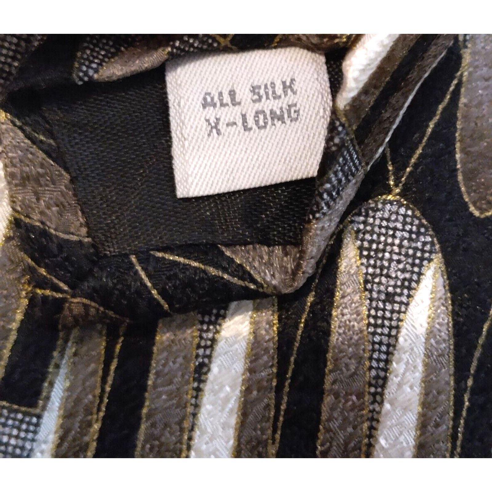 The Unbranded Brand Alexander Lloyd X Long Silk Tie Rare Formal Fancy Dress Tie Size ONE SIZE - 4 Thumbnail