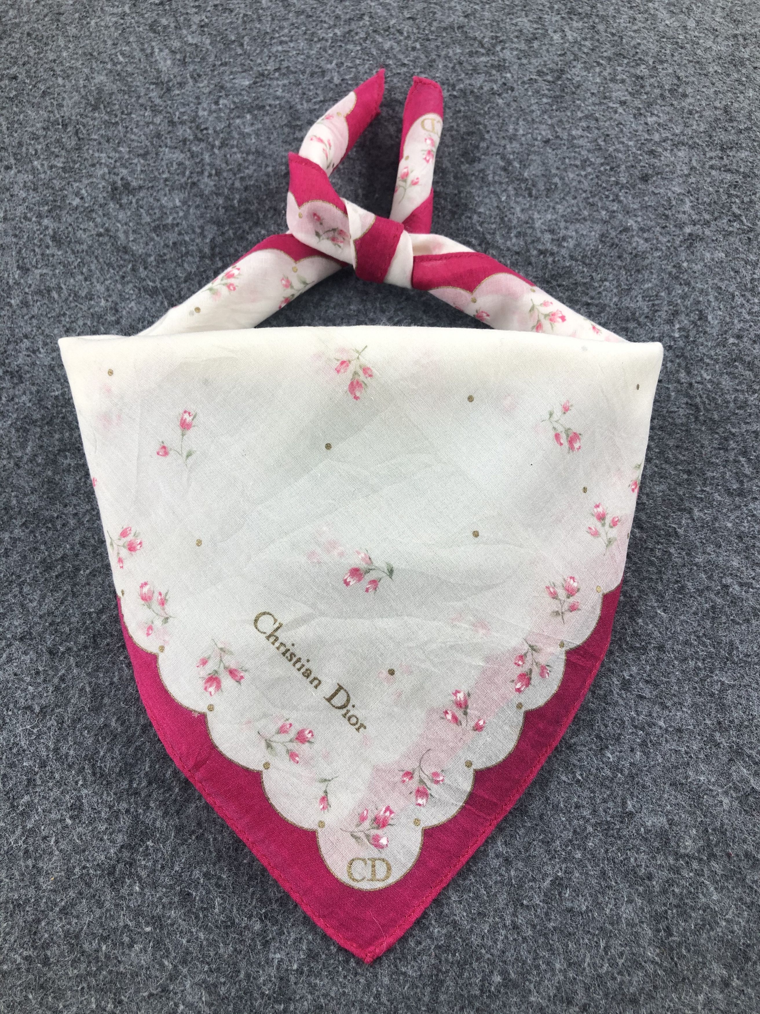 Vintage Christian Dior Handkerchief / Bandana / Neckerchief Size ONE SIZE - 2 Thumbnail