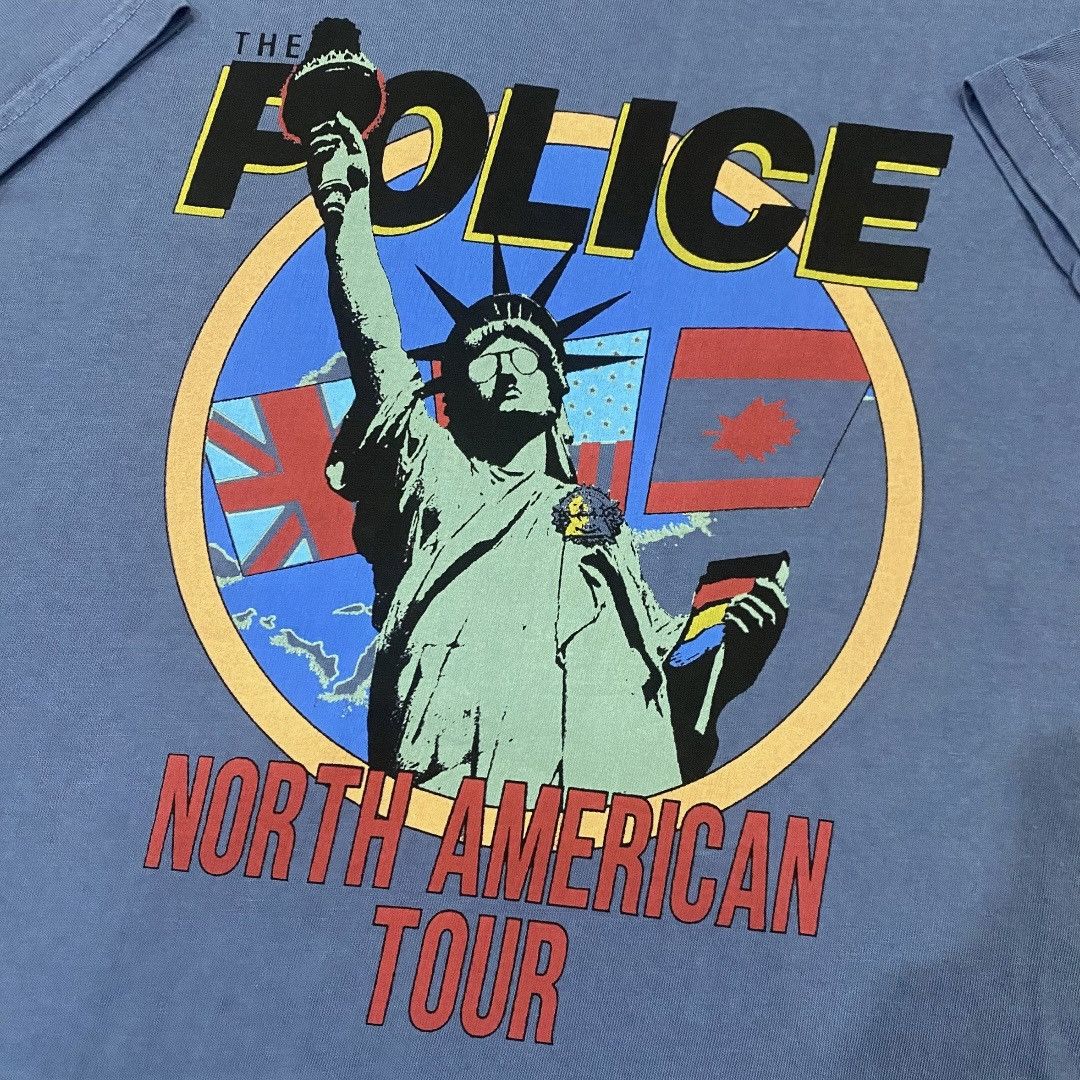 Band Tees The Police Rock Band North American Tour Merchandise Tshirt Size US M / EU 48-50 / 2 - 5 Thumbnail