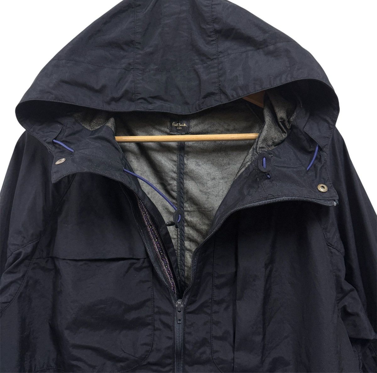 Beauty Beast Paul Smith Black Hooded Media Lightjacket Size US L / EU 52-54 / 3 - 4 Thumbnail