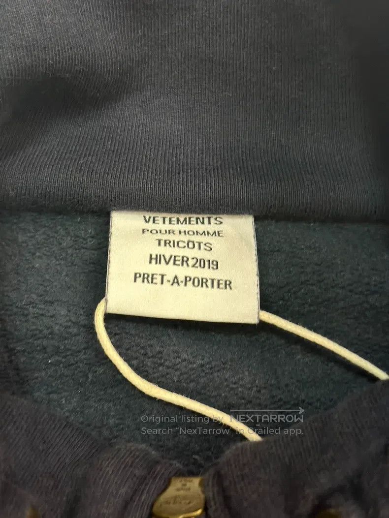 Vetements Vetements Patchwork Half-Zip Hoodie Size US M / EU 48-50 / 2 - 5 Thumbnail