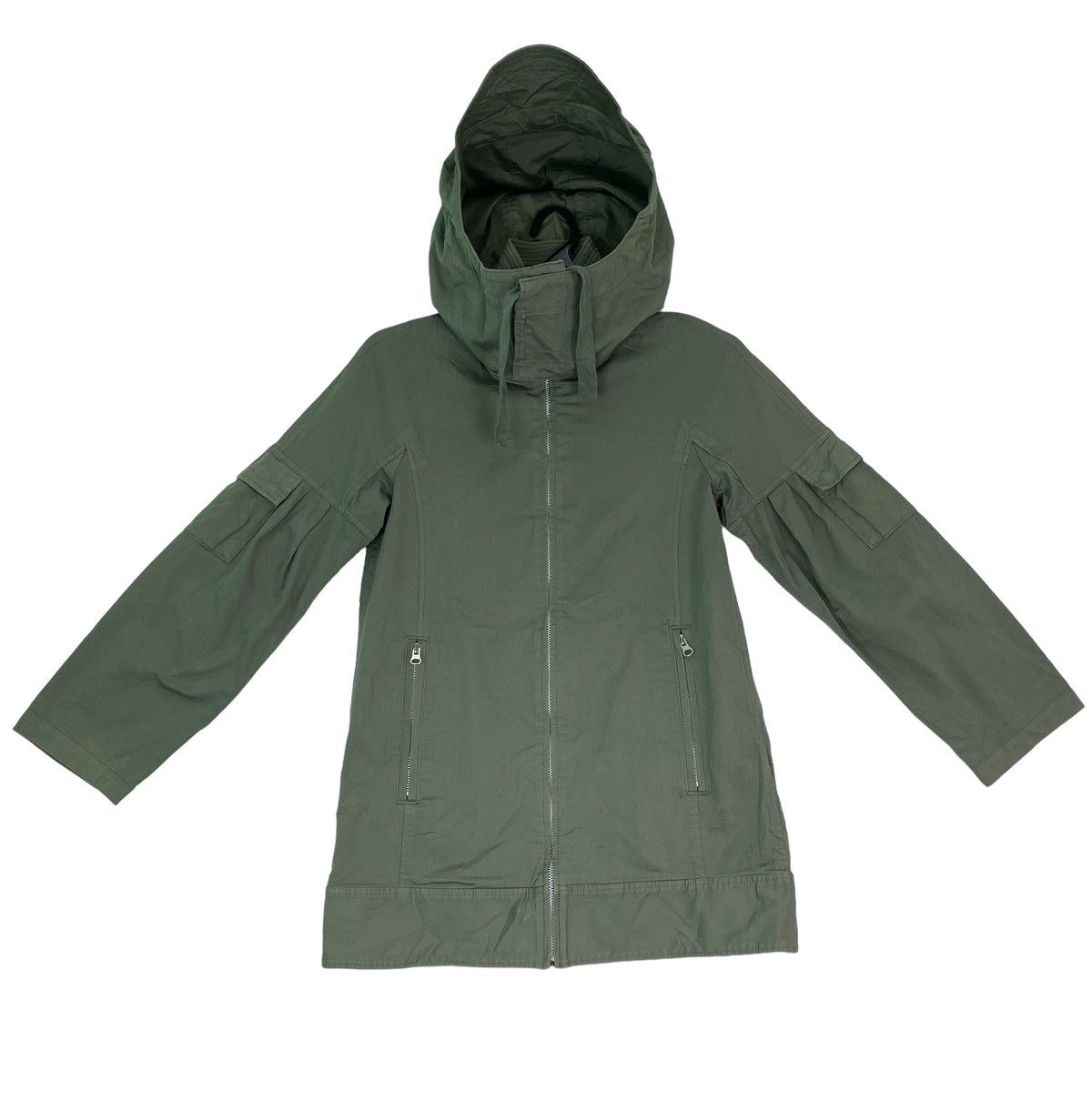 Issey Miyake × Zucca 90s Zucca outdoor hunting survival hooded hat jacket parka Size S / US 4 / IT 40 - 2 Thumbnail