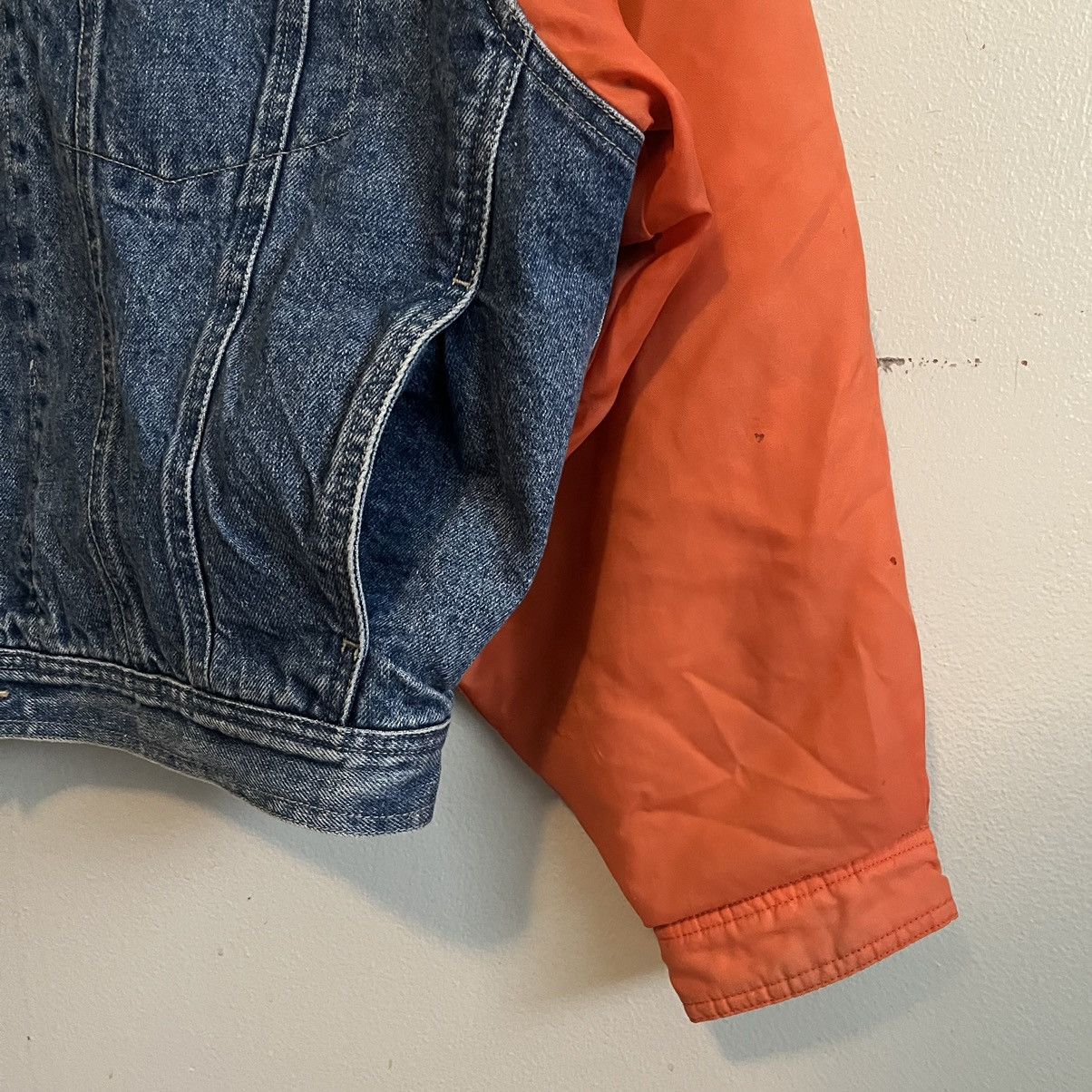 Gap Insulated Denim Jacket with Hood Size US M / EU 48-50 / 2 - 4 Thumbnail