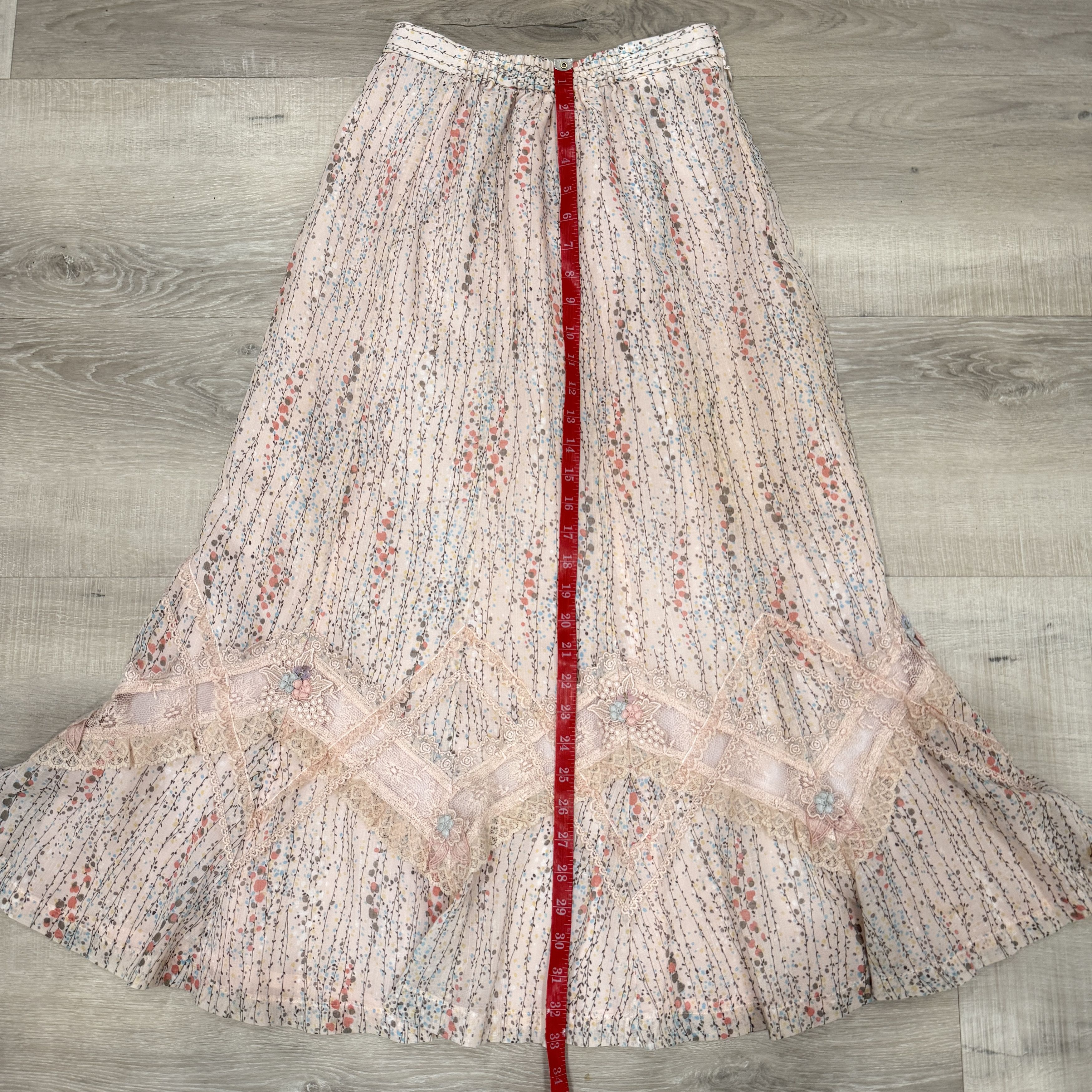 Japanese Brand Japanese Brand Floral Maxi Skirt Size 27" / US 4 / IT 40 - 4 Thumbnail