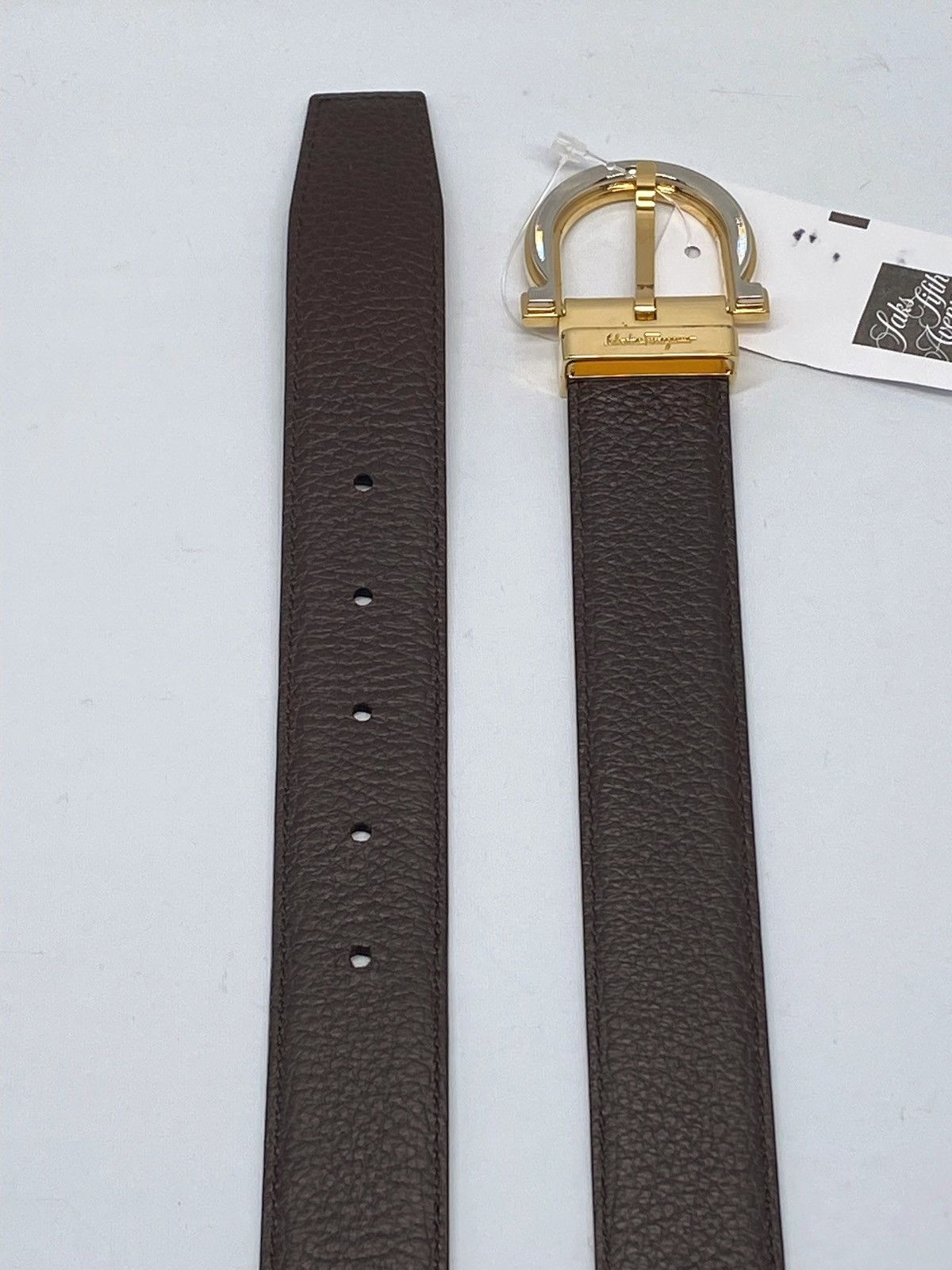 Salvatore Ferragamo Salvatore Ferragamo Adjustable Reversible Leather Belt 32 Size 32 - 4 Thumbnail