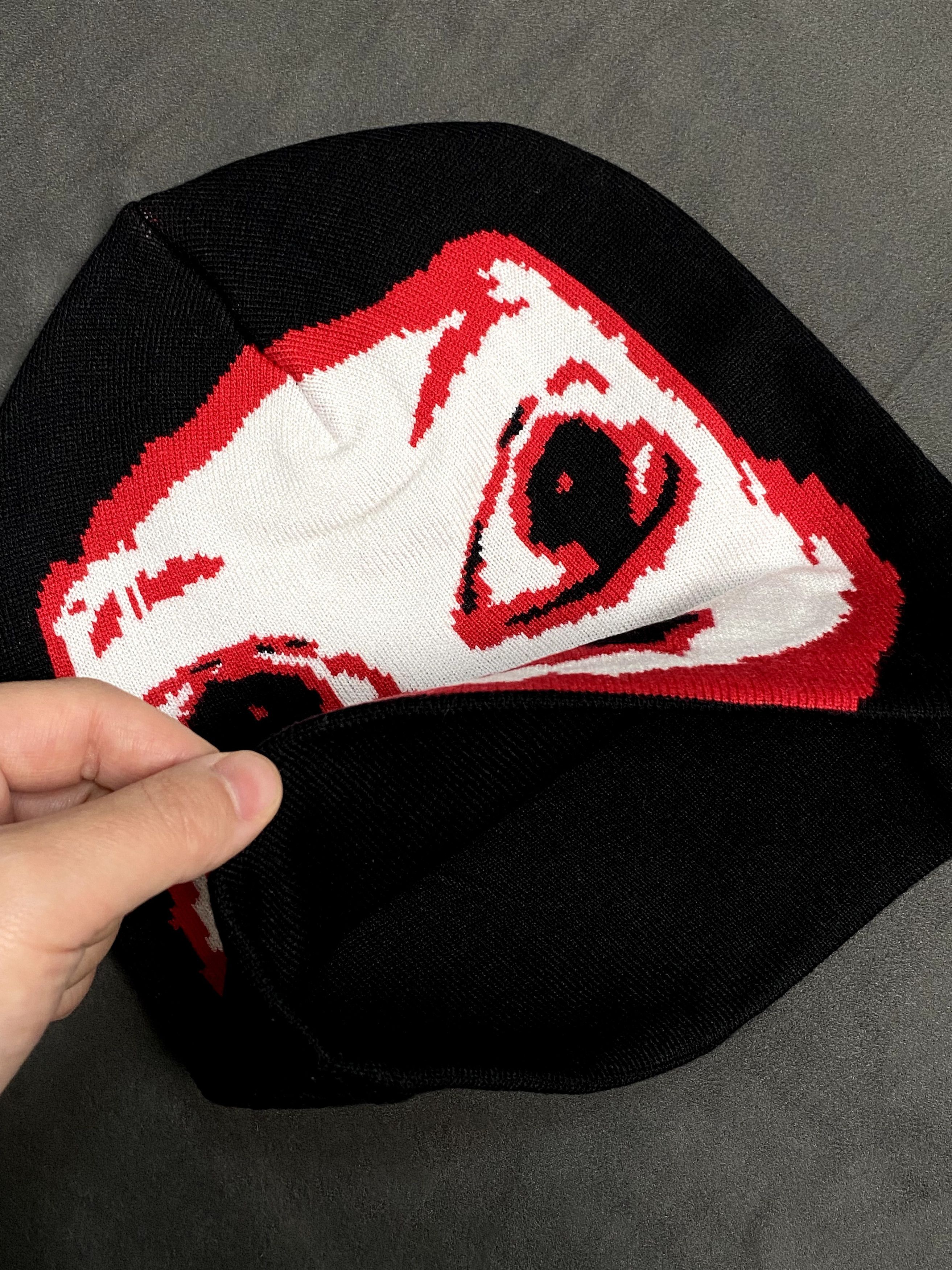 Japanese Brand Deadstock Ahenobarbus No Cuff Knit Gray Beanie BLK Hats OS Size ONE SIZE - 3 Thumbnail