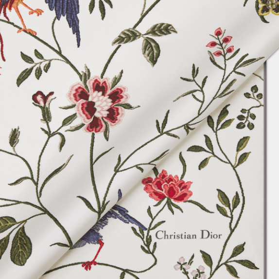 Dior o1w1db10424 Size: OS Dior Birds Square Scarf in Multicolor Size ONE SIZE - 3 Thumbnail