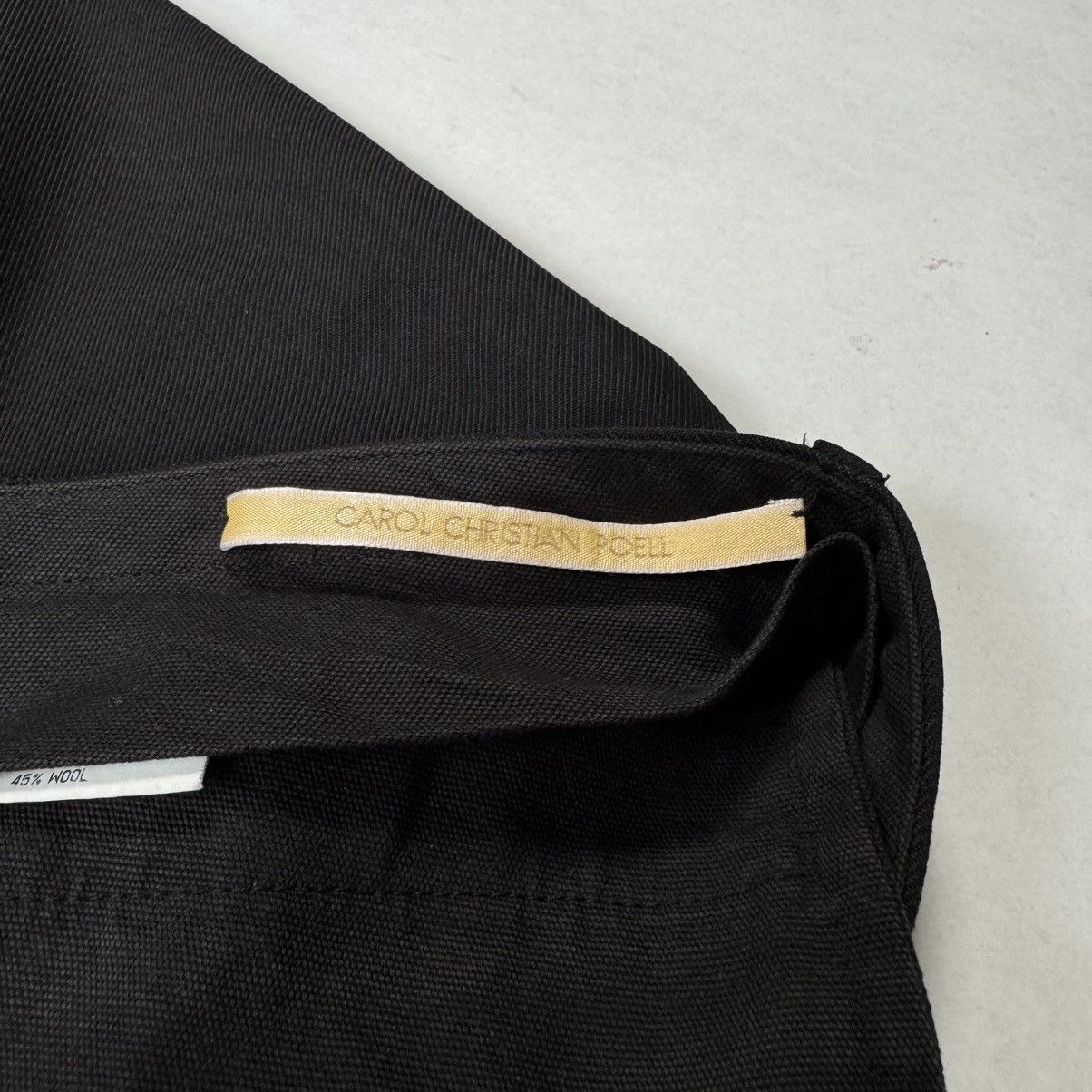 Carol Christian Poell AW1997/98 Carol Christian Poell Pleated Wool Pants/Trousers Size US 30 / EU 46 - 7 Thumbnail