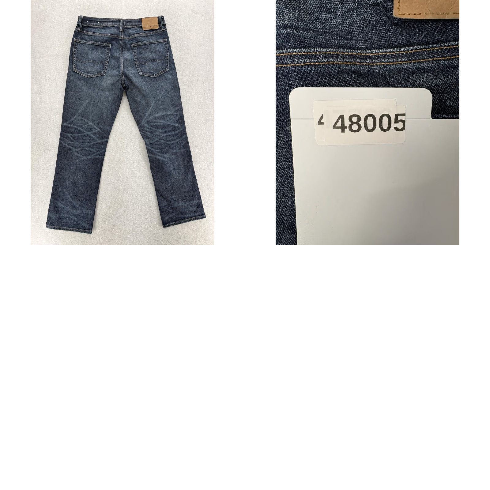 American Eagle Outfitters American Eagle AirFlex+ Jeans Mens 32x30 Blue Distressed Denim Size US 32 / EU 48 - 9 Thumbnail