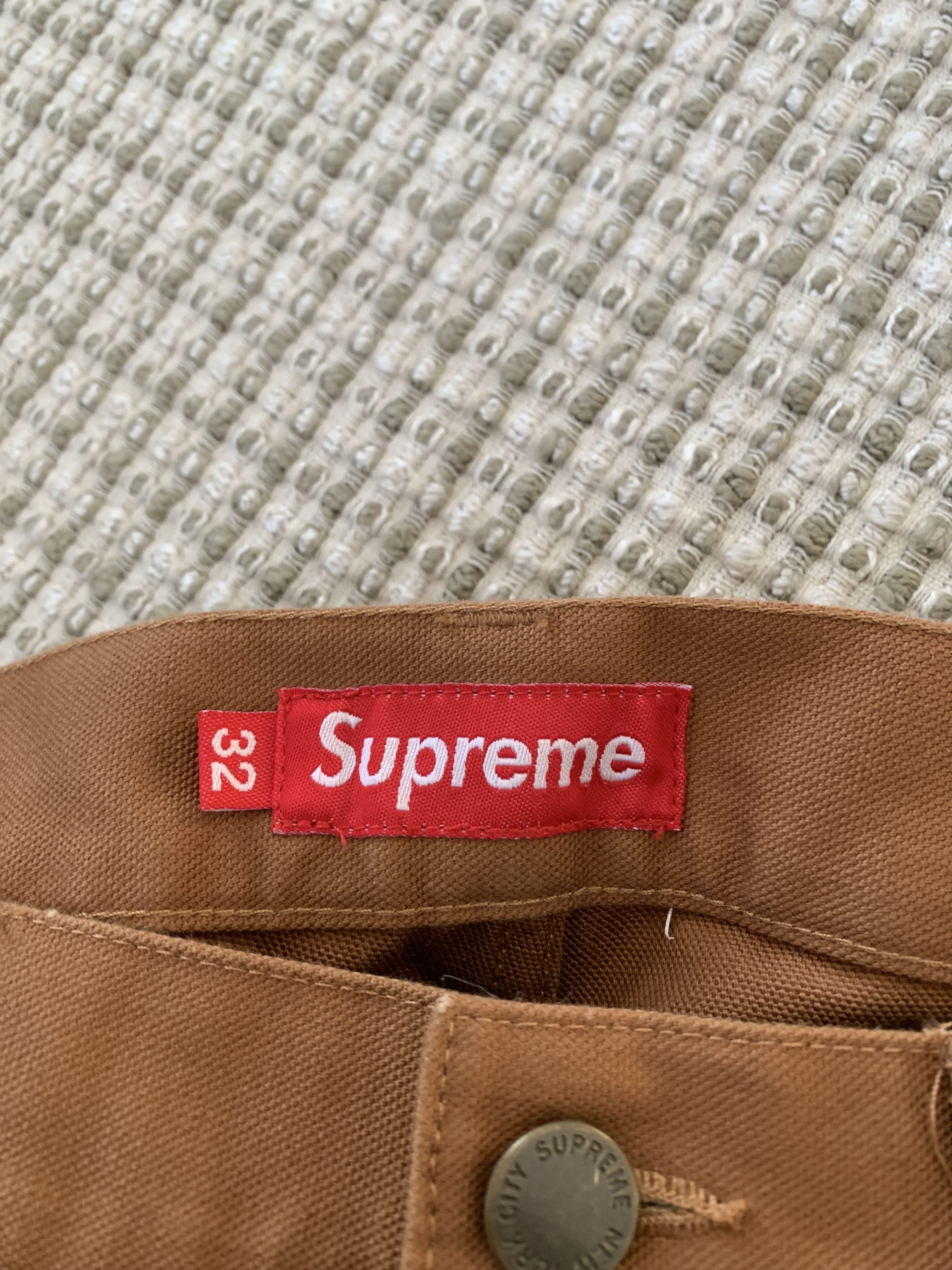 Supreme Supreme Brown Work Pants Size US 32 / EU 48 - 5 Thumbnail