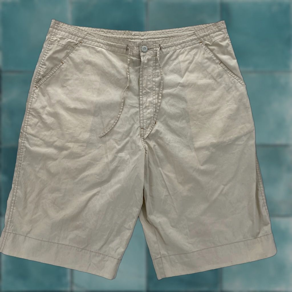 Tommy Hilfiger VINTAGE Tommy Jeans Shorts Mens XL Beige Khaki Flat Front Chino Y2K 2000 NWT Size US 36 / EU 52 - 1 Thumbnail
