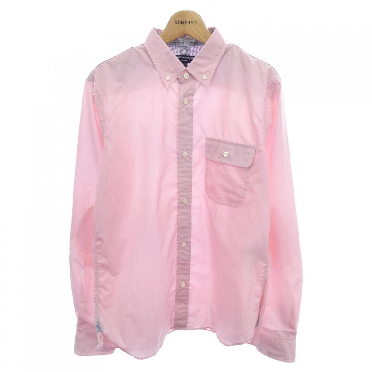 Shirt Long sleeve PLain Cotton Pink
